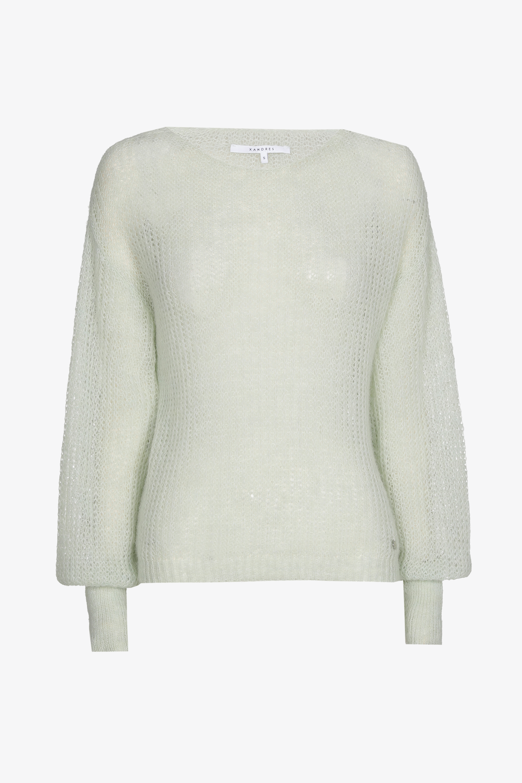 Loose-knit pullover in alpaca wool