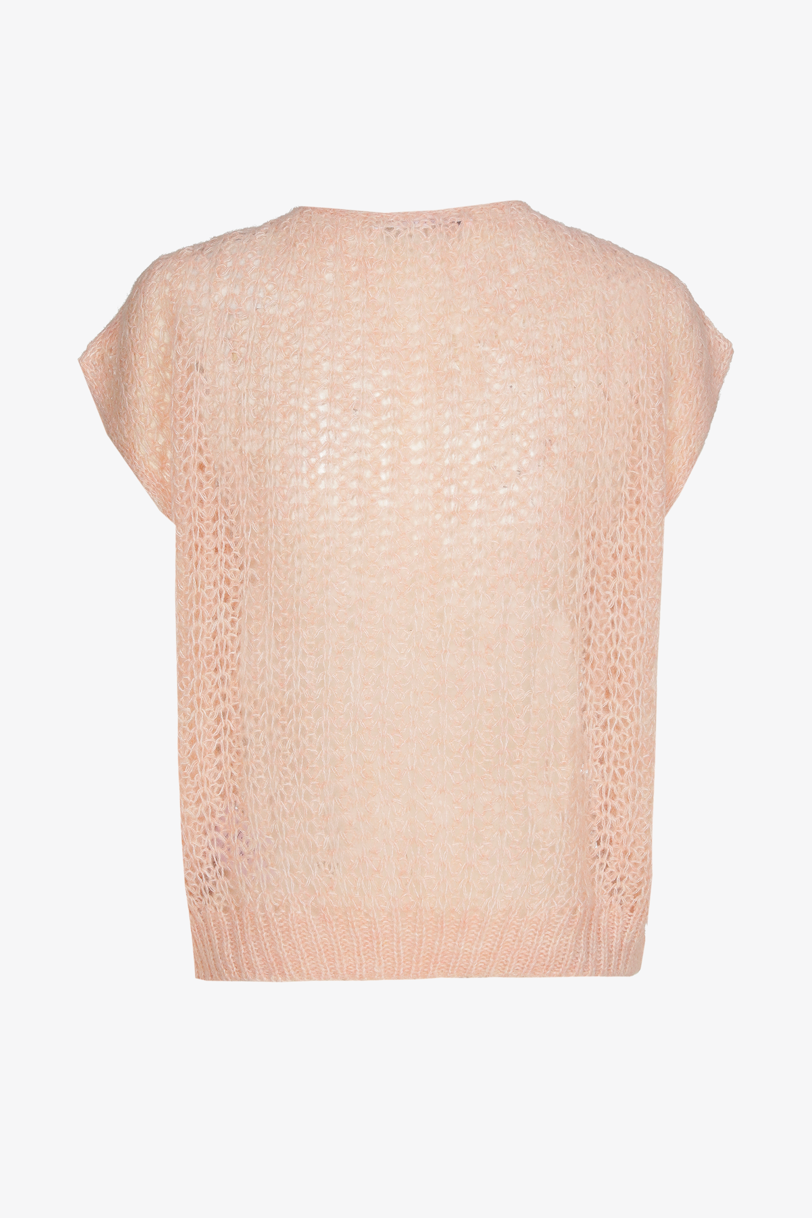 Gebreide debardeur met alpacawol