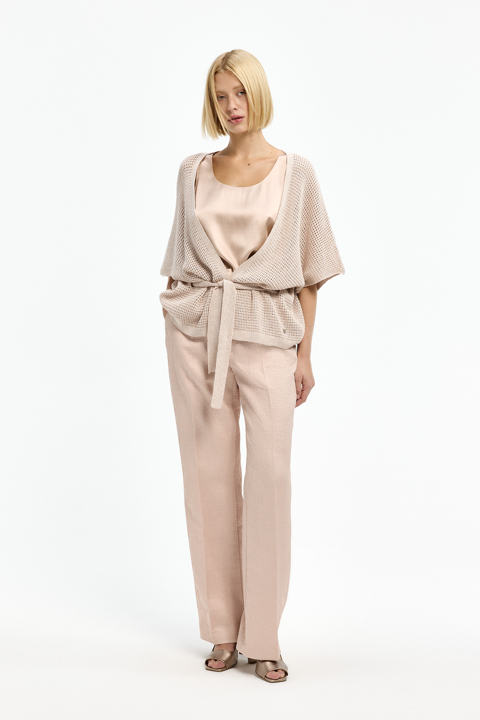 Gilet dames in ajoursteek