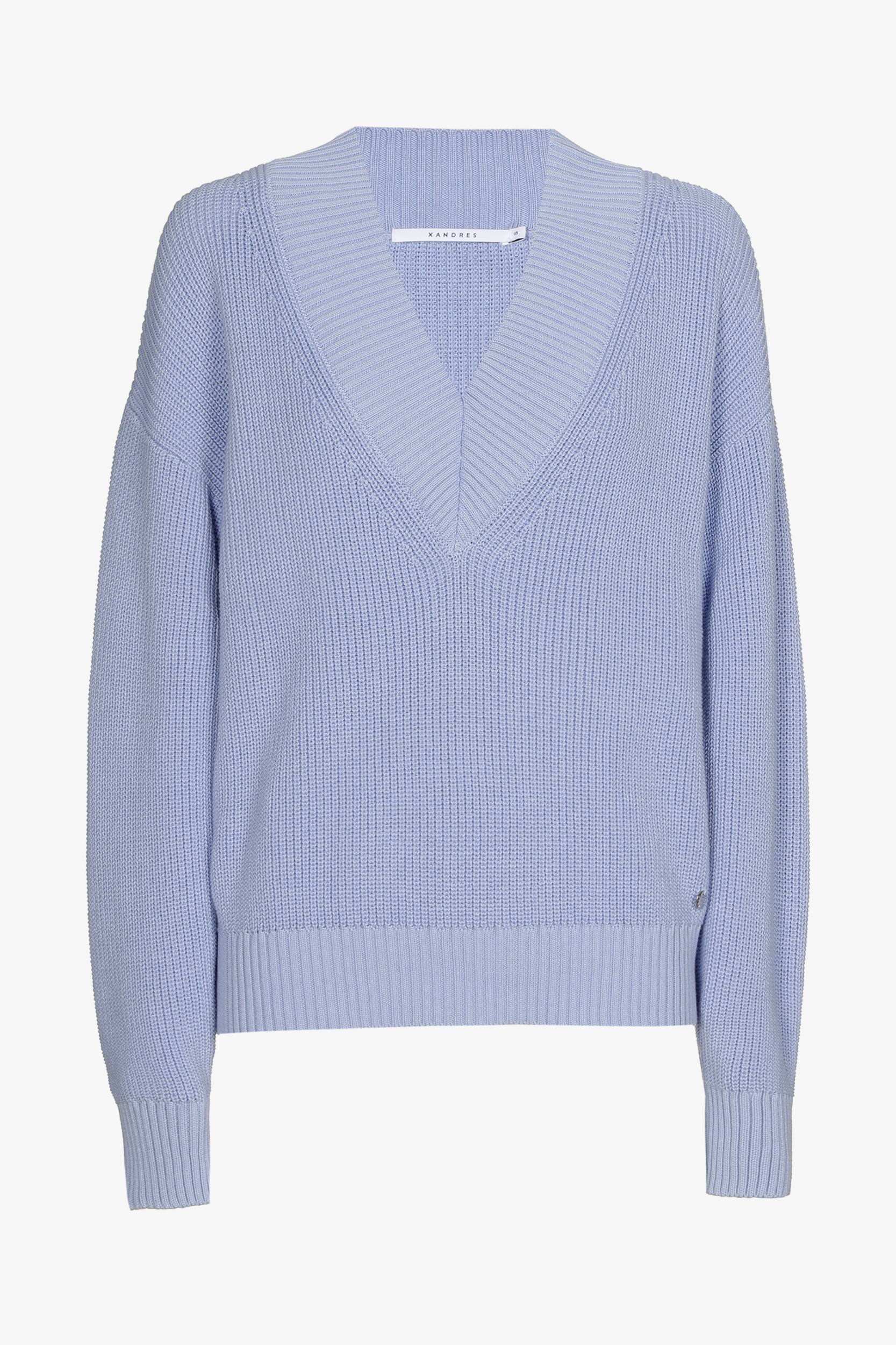 Trui met vrouwelijke V-hals