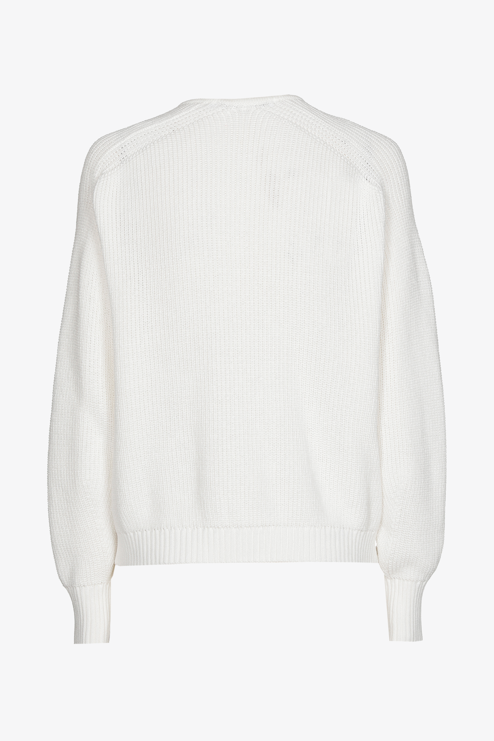 Katoenen cardigan in parelsteek