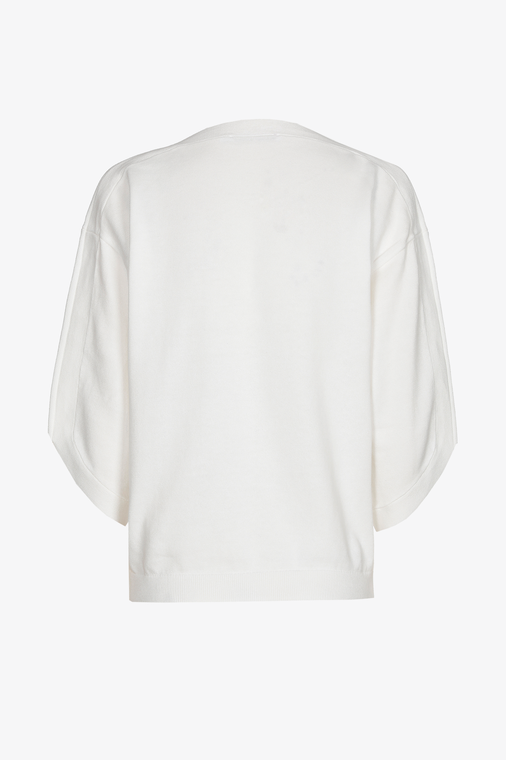 Katoenen trui met boothals