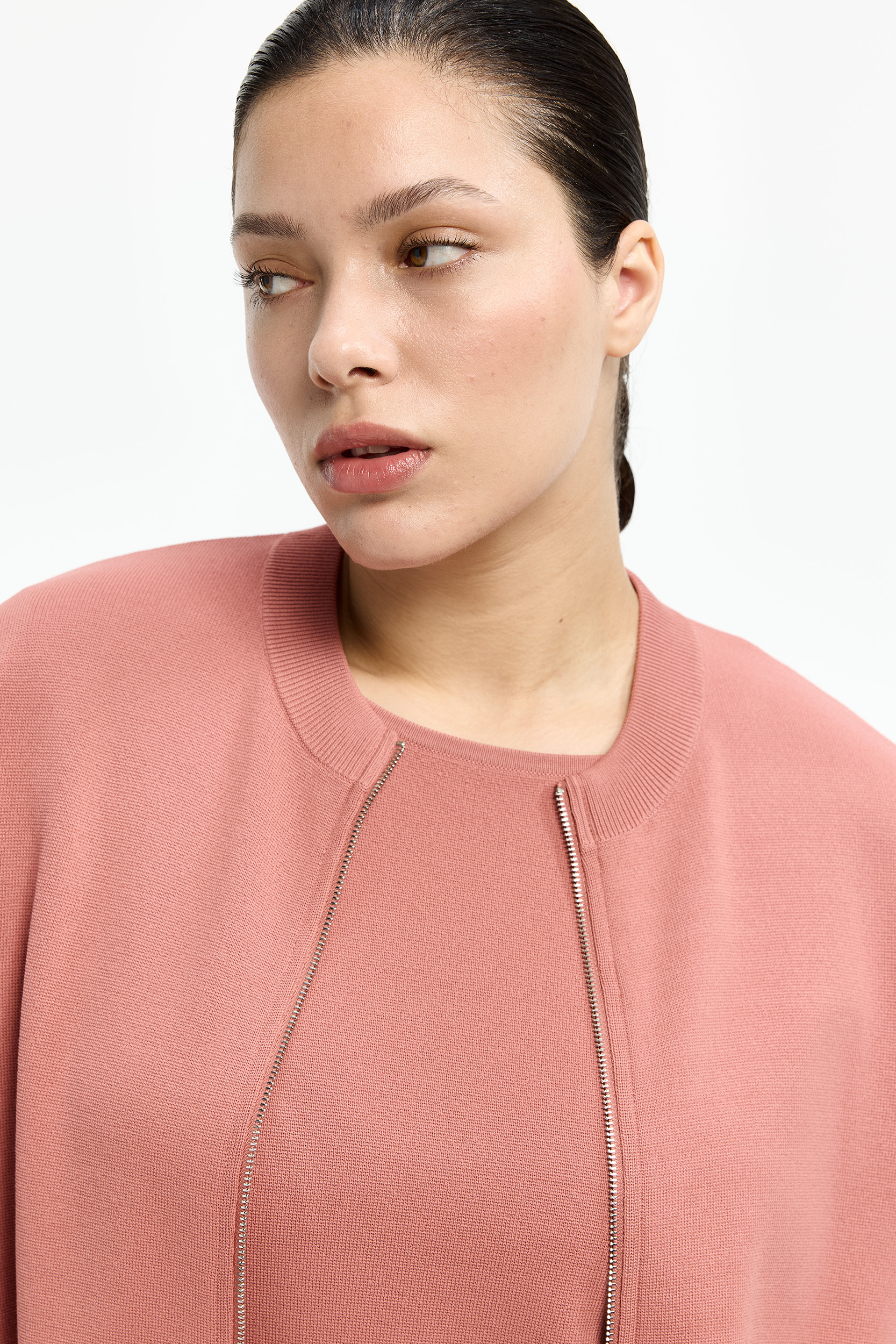 Cardigan met ritssluiting