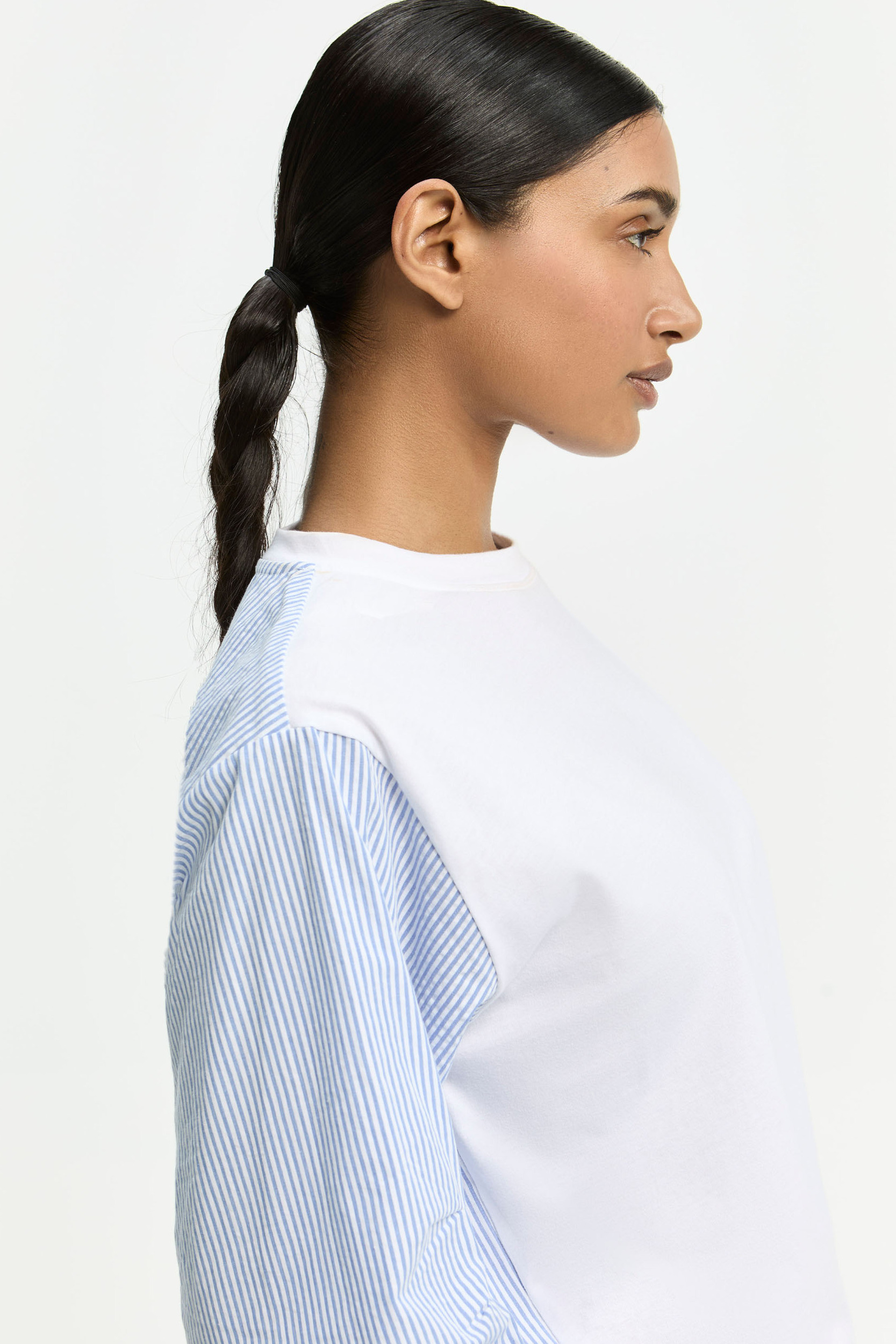 T-shirt met ballonmouwen