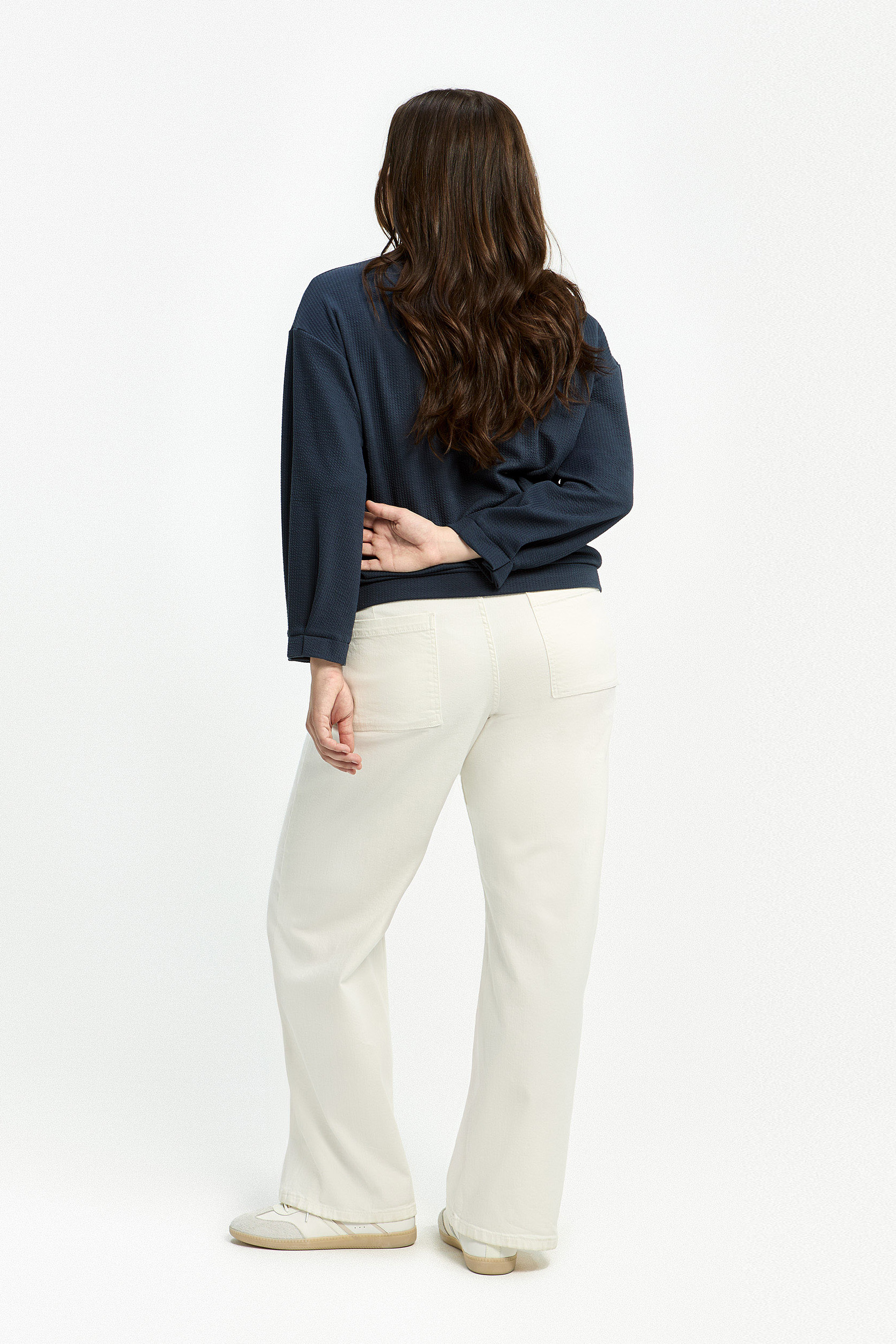 Comfortable seersucker T-shirt 