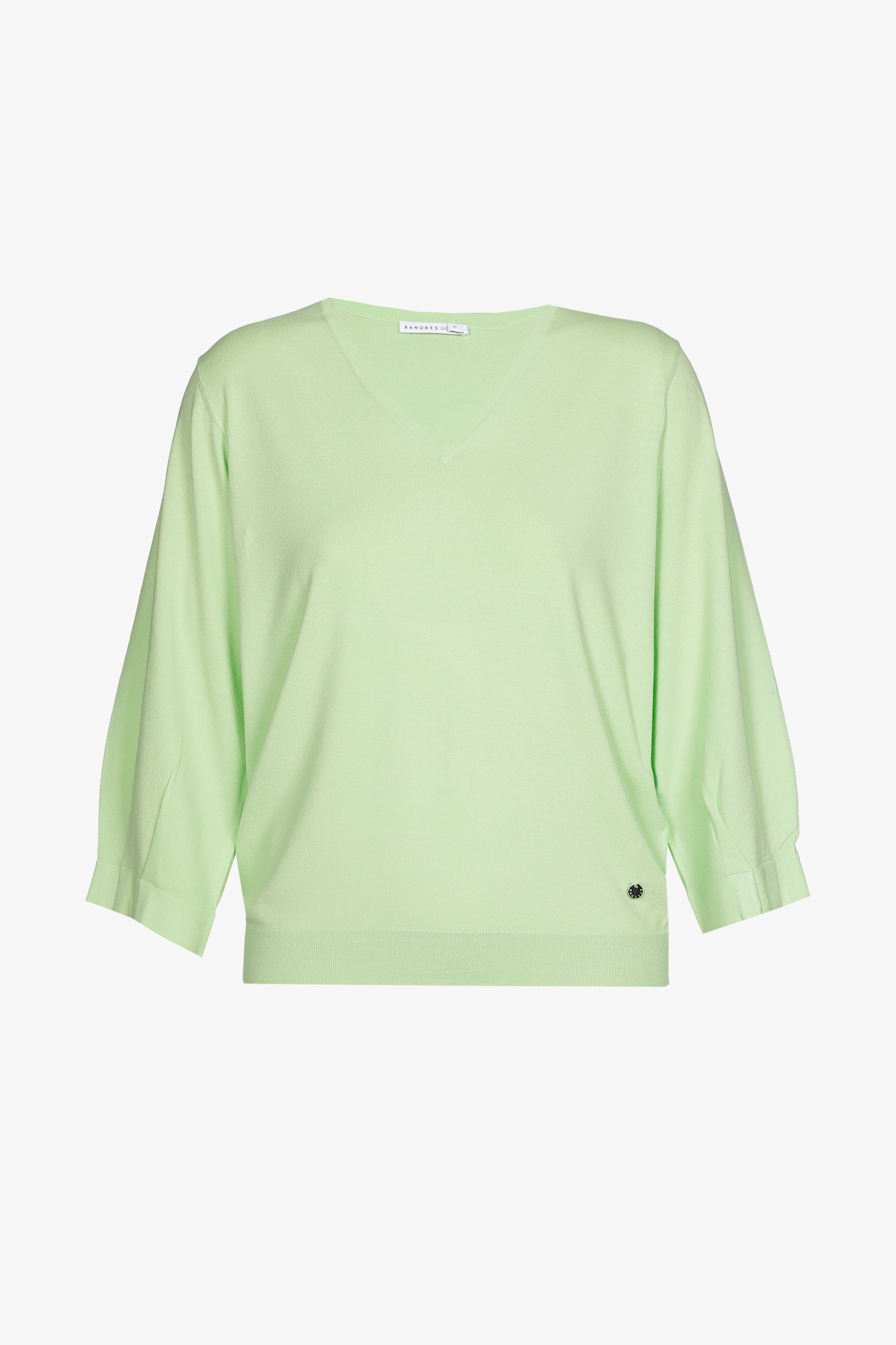 Pullover with pleat detailing at cuffs