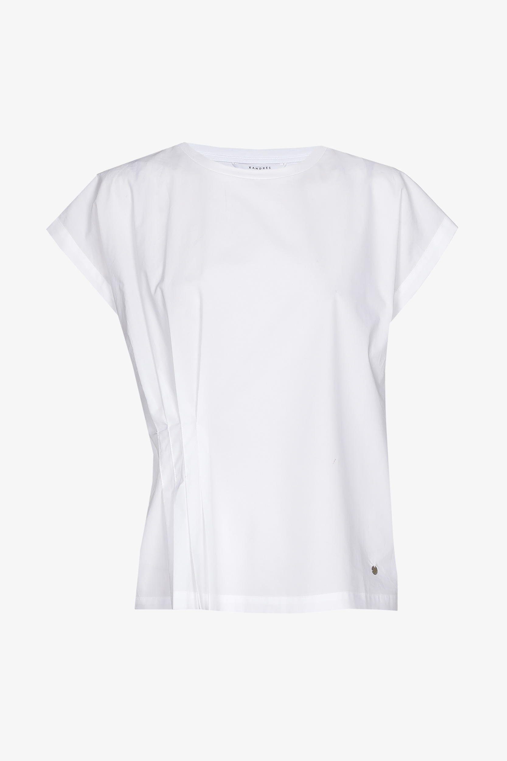 T-shirt with eye-catching pleats 