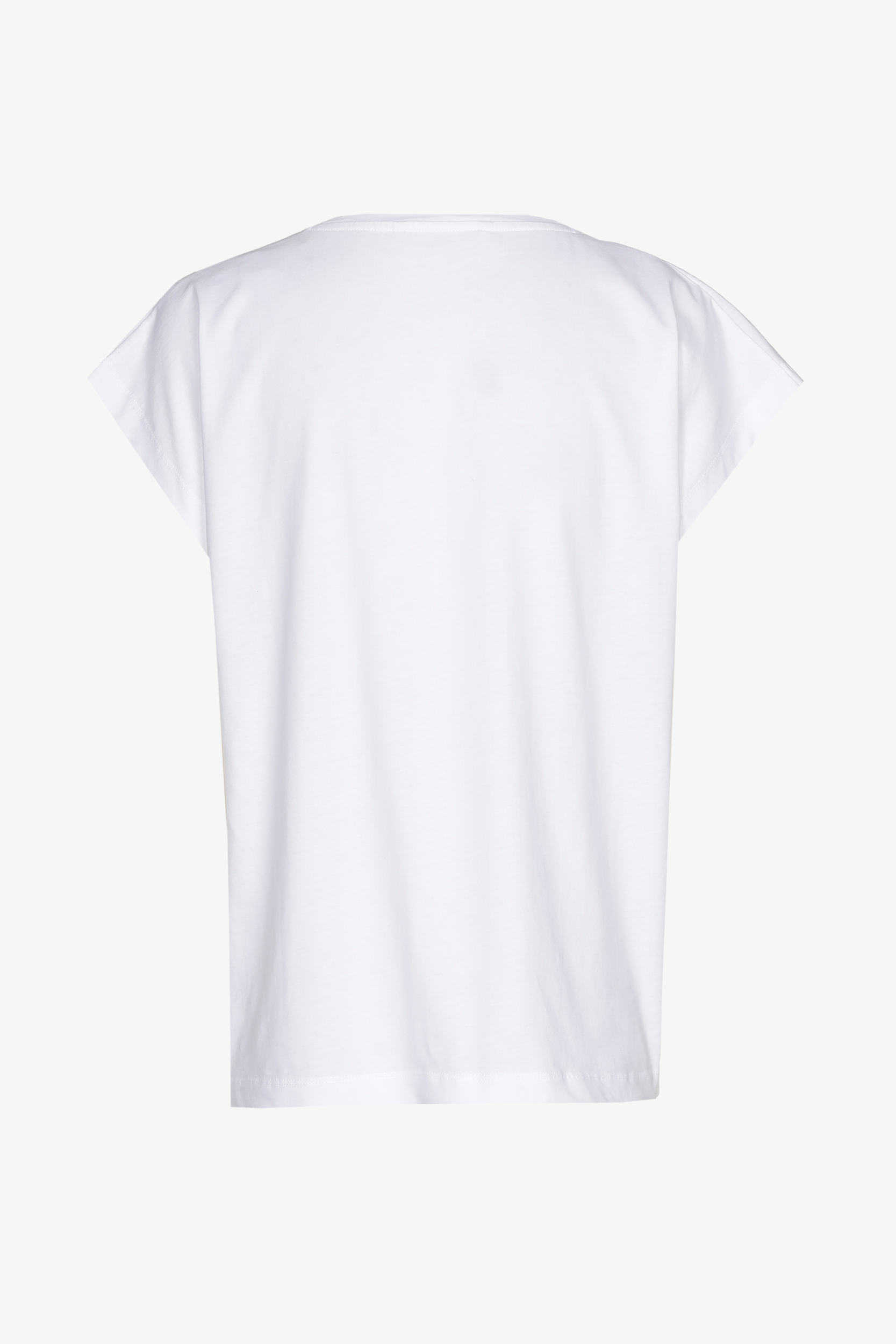T-shirt with eye-catching pleats 