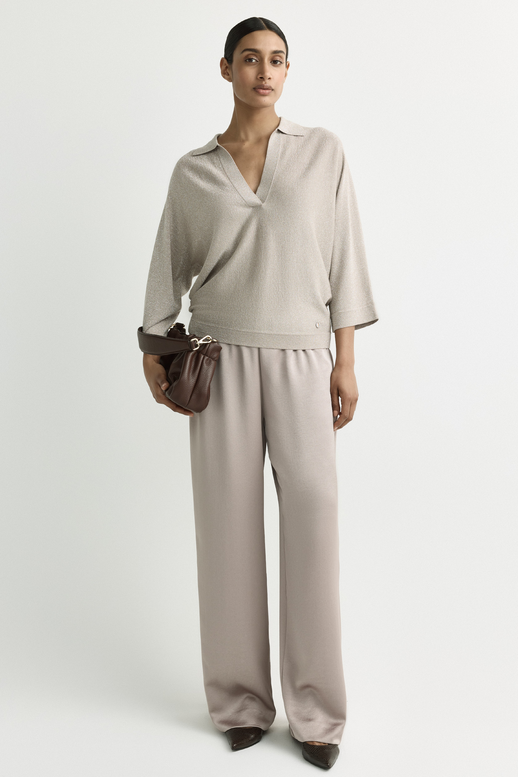 Polo met lurex