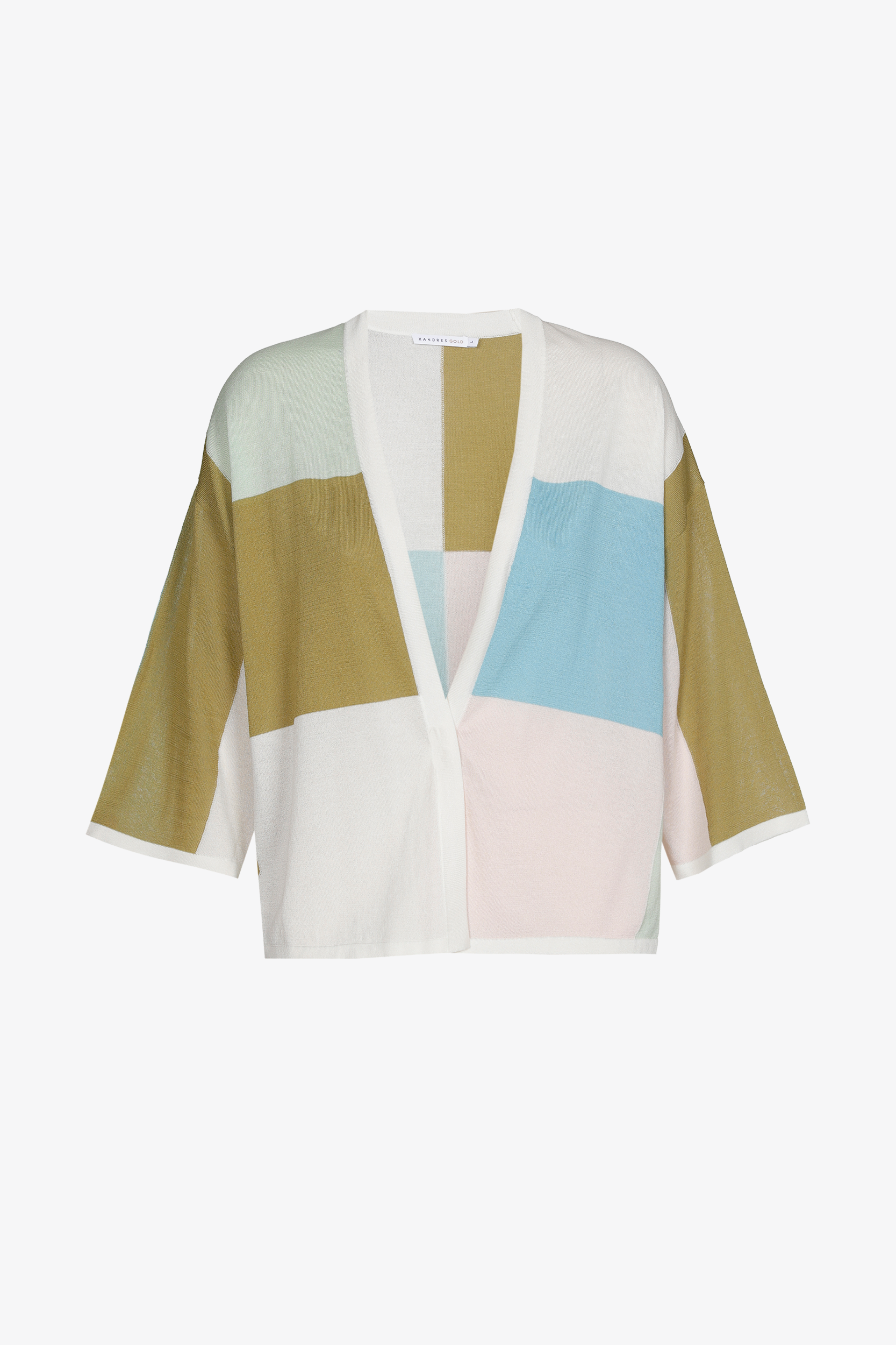 Locker fallende Weste mit weiten Ärmeln