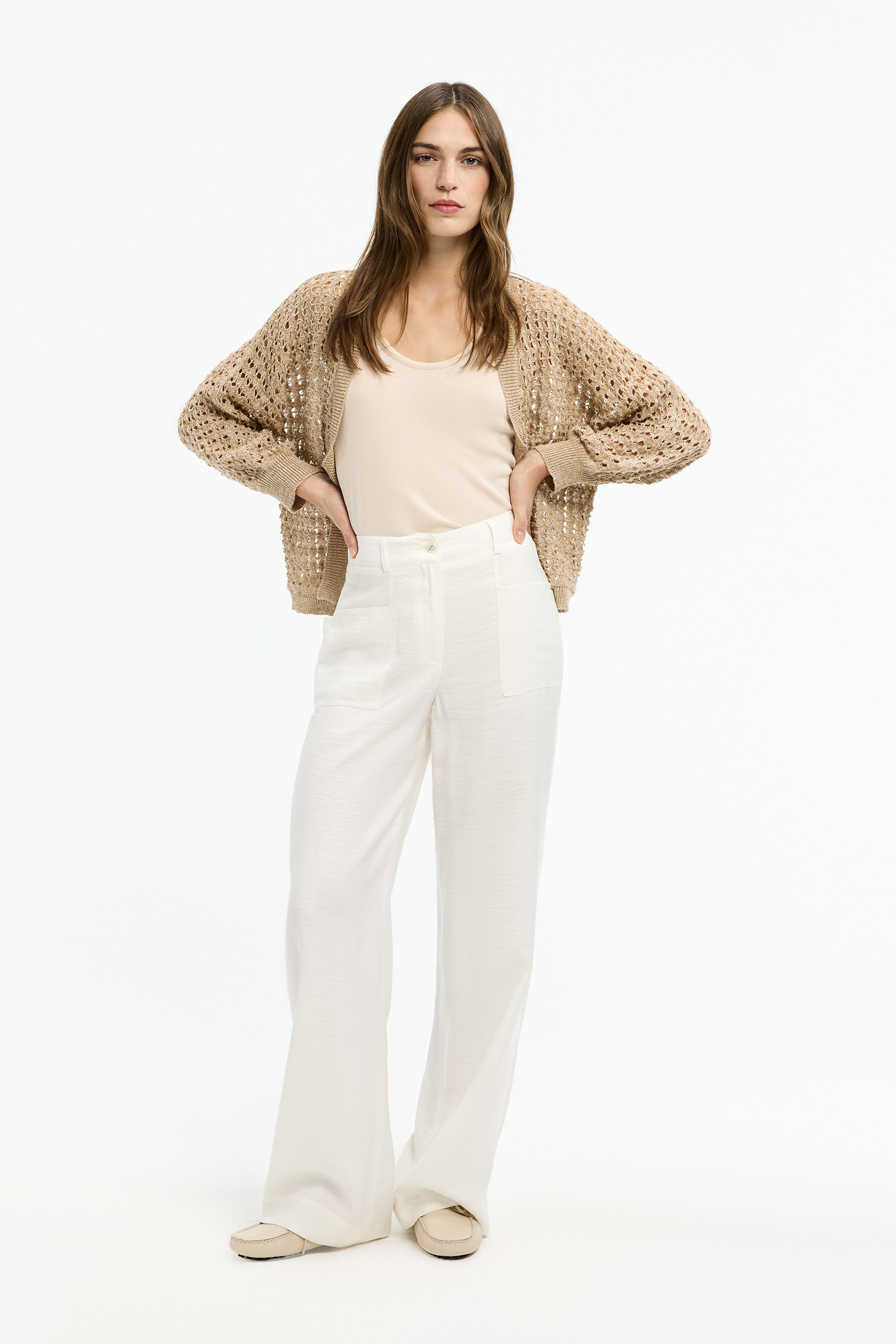 Weste mit Häkelmuster