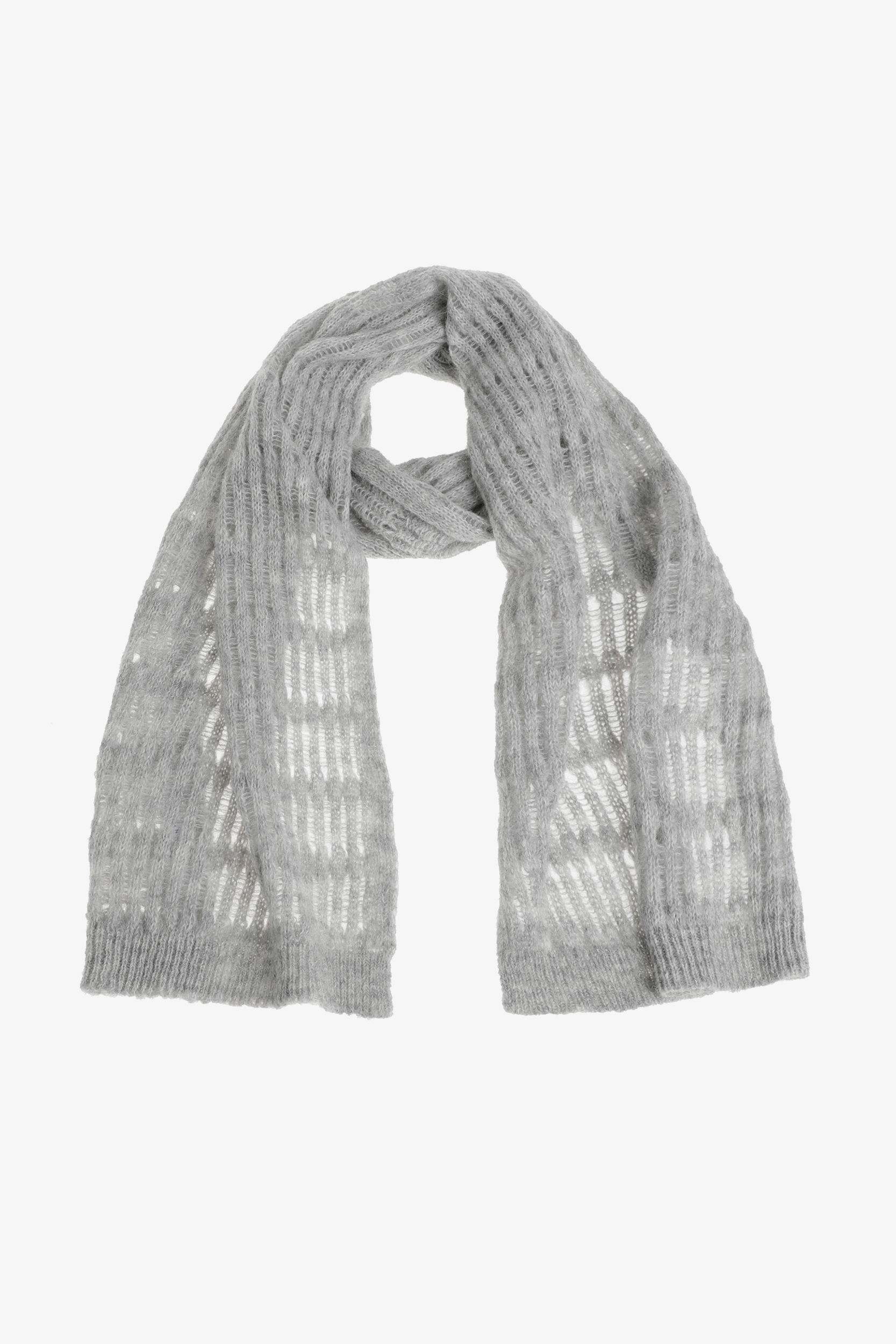 Écharpe tricotée légère