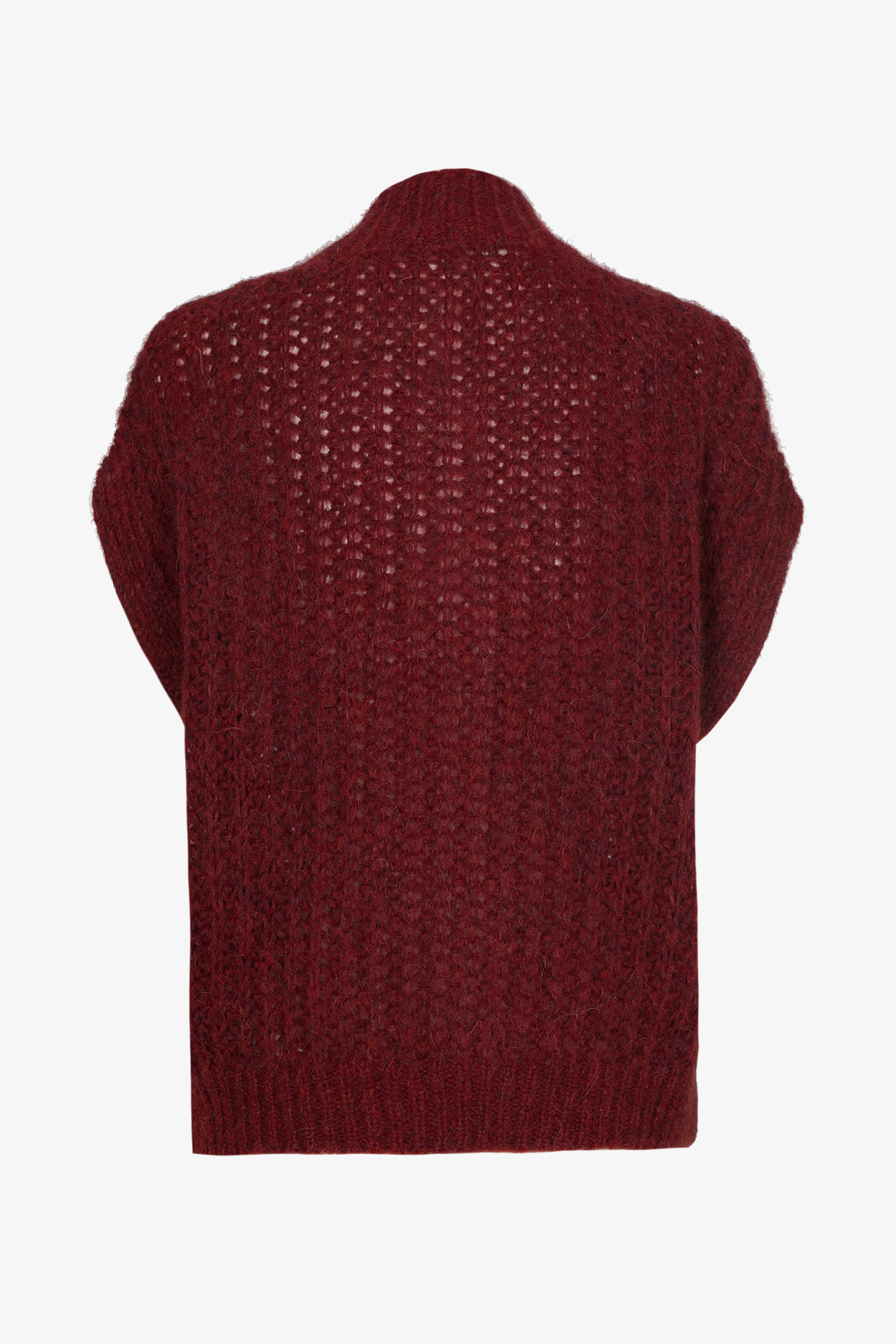 Gilet met fantasiesteek