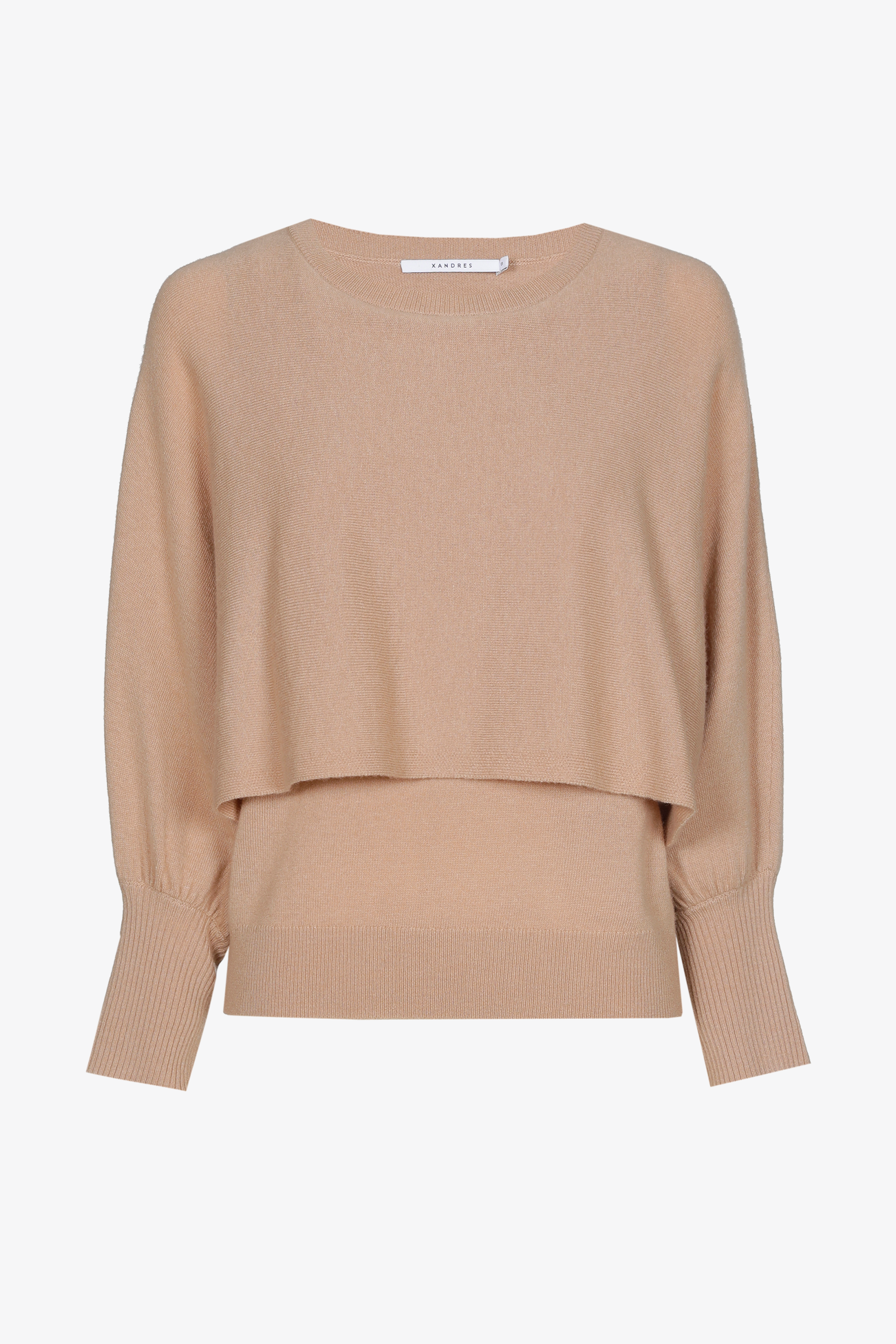 Trui met cape-effect