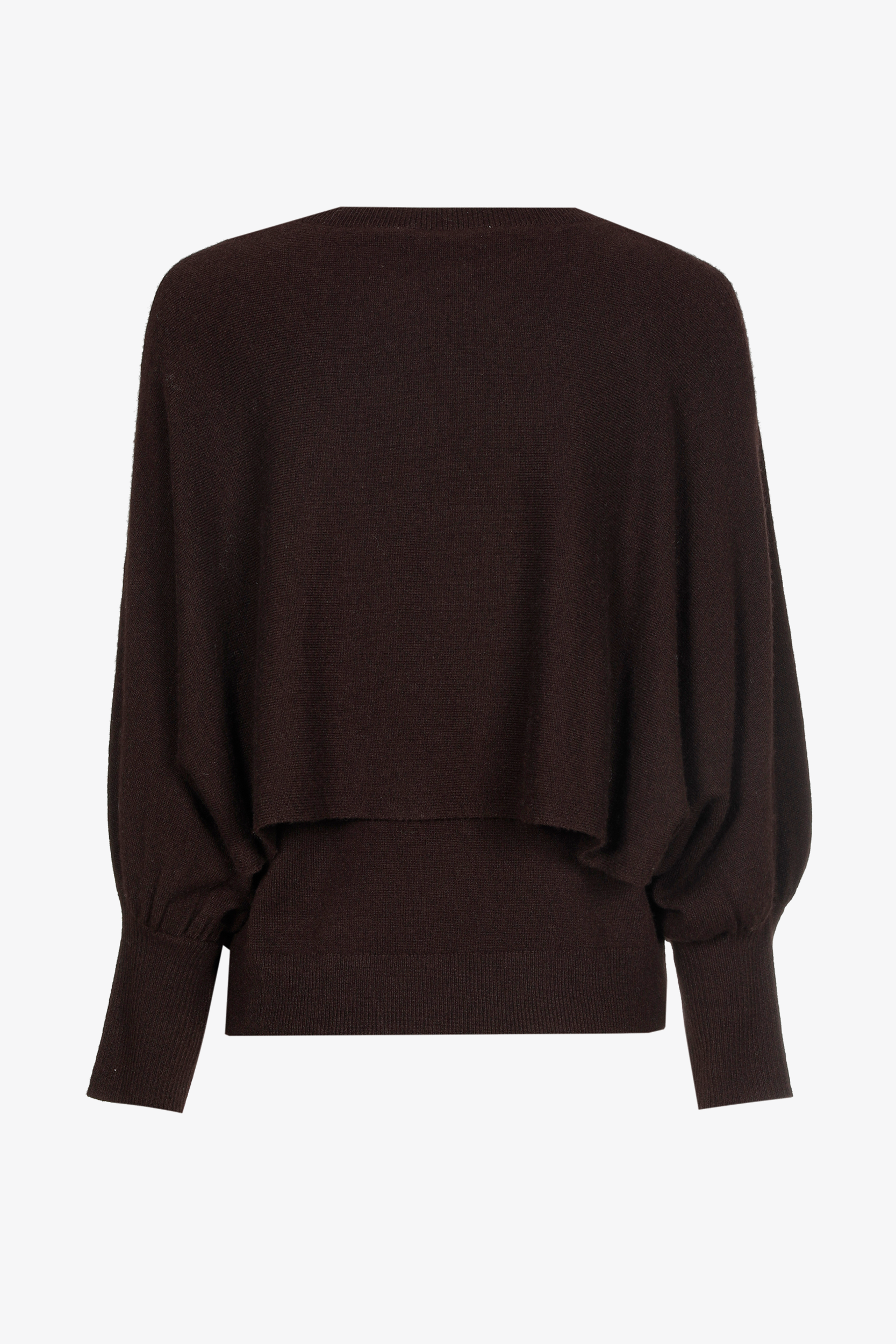 Pull avec effet cape