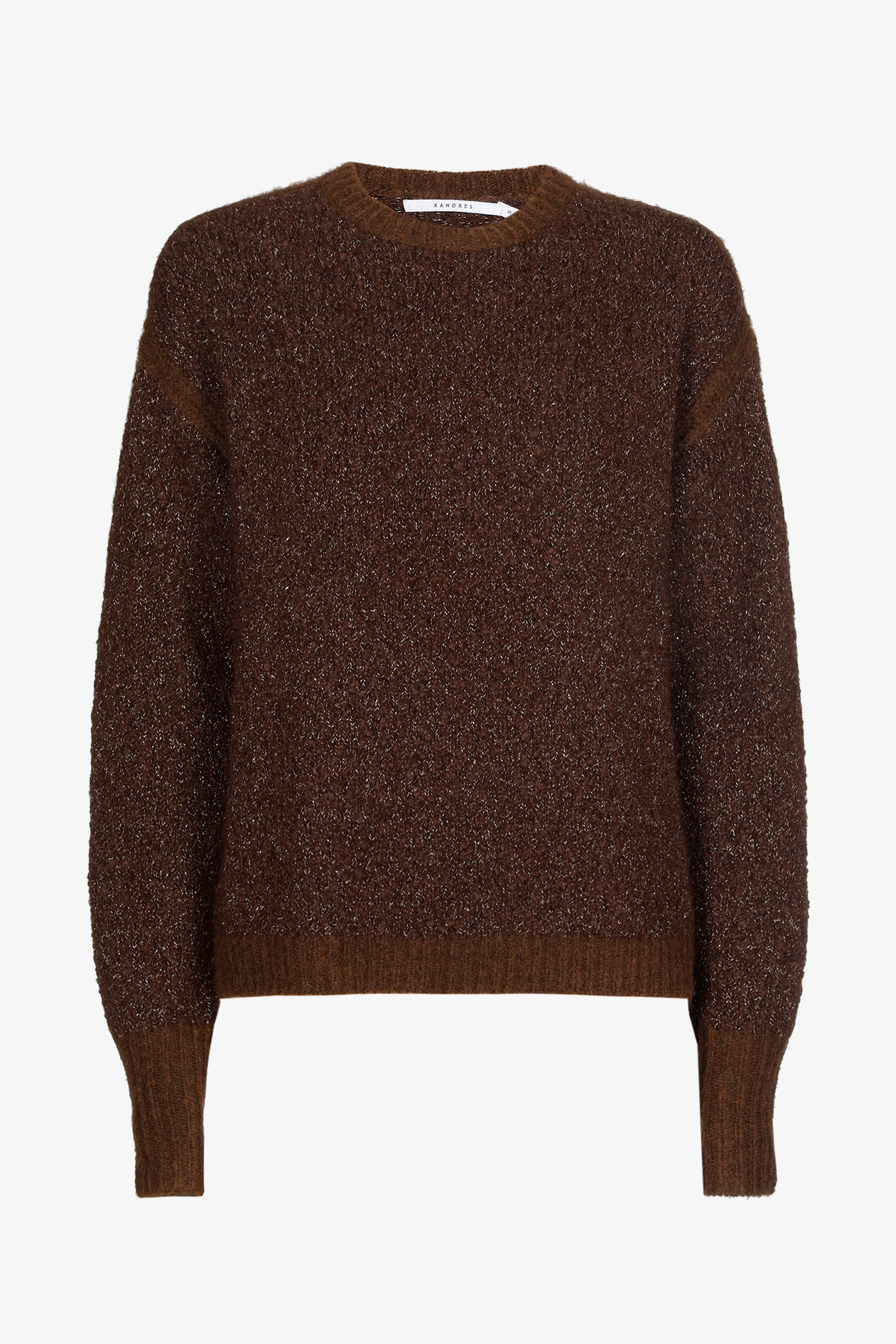 Pull en tissu bouclé