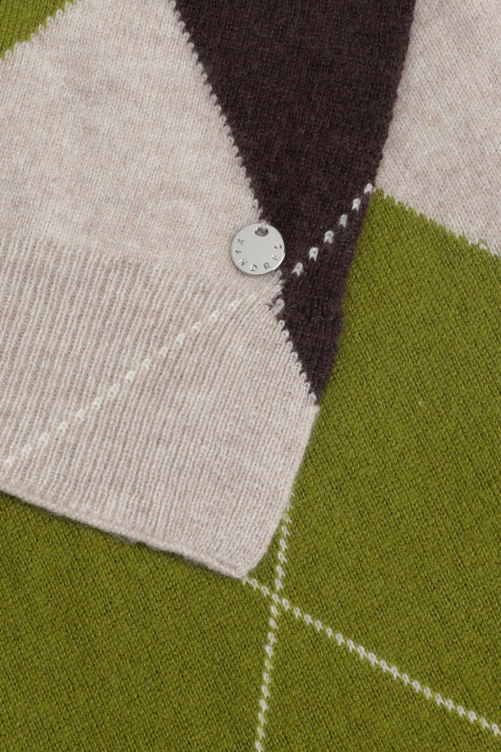 Checked scarf 