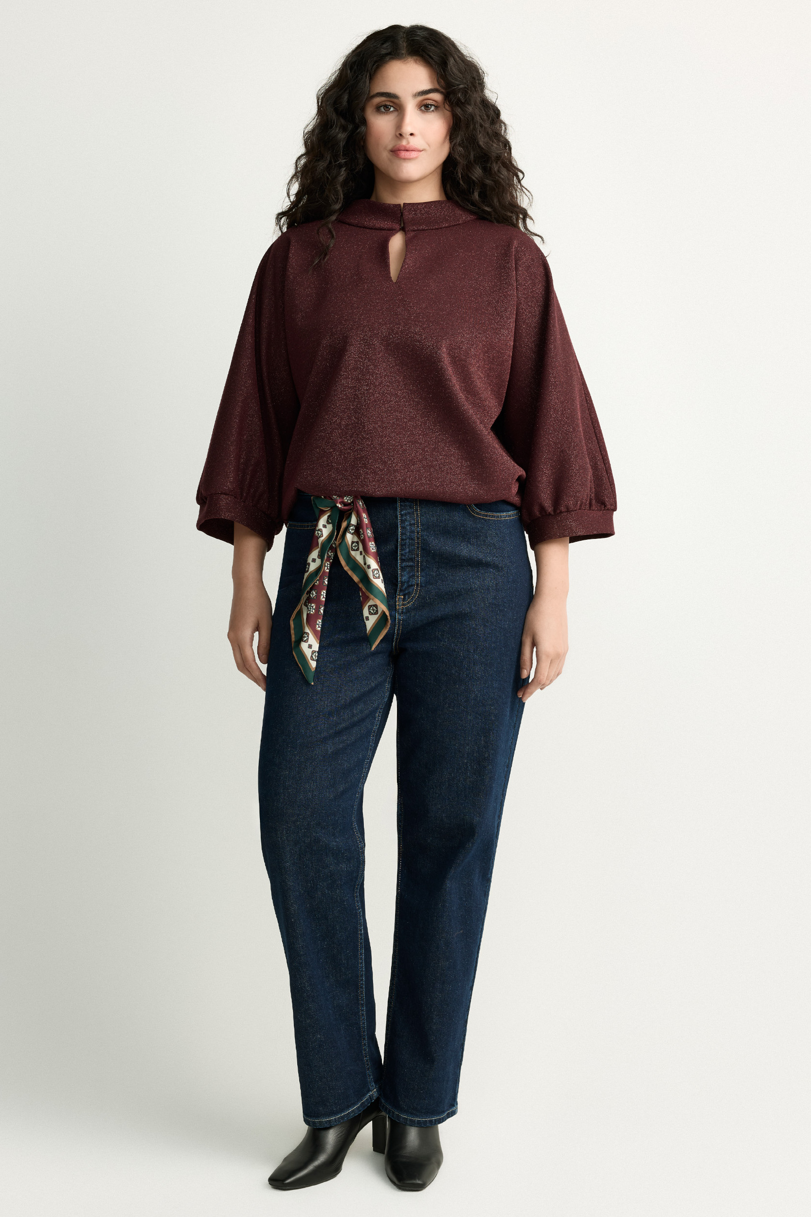 Blouse en lurex