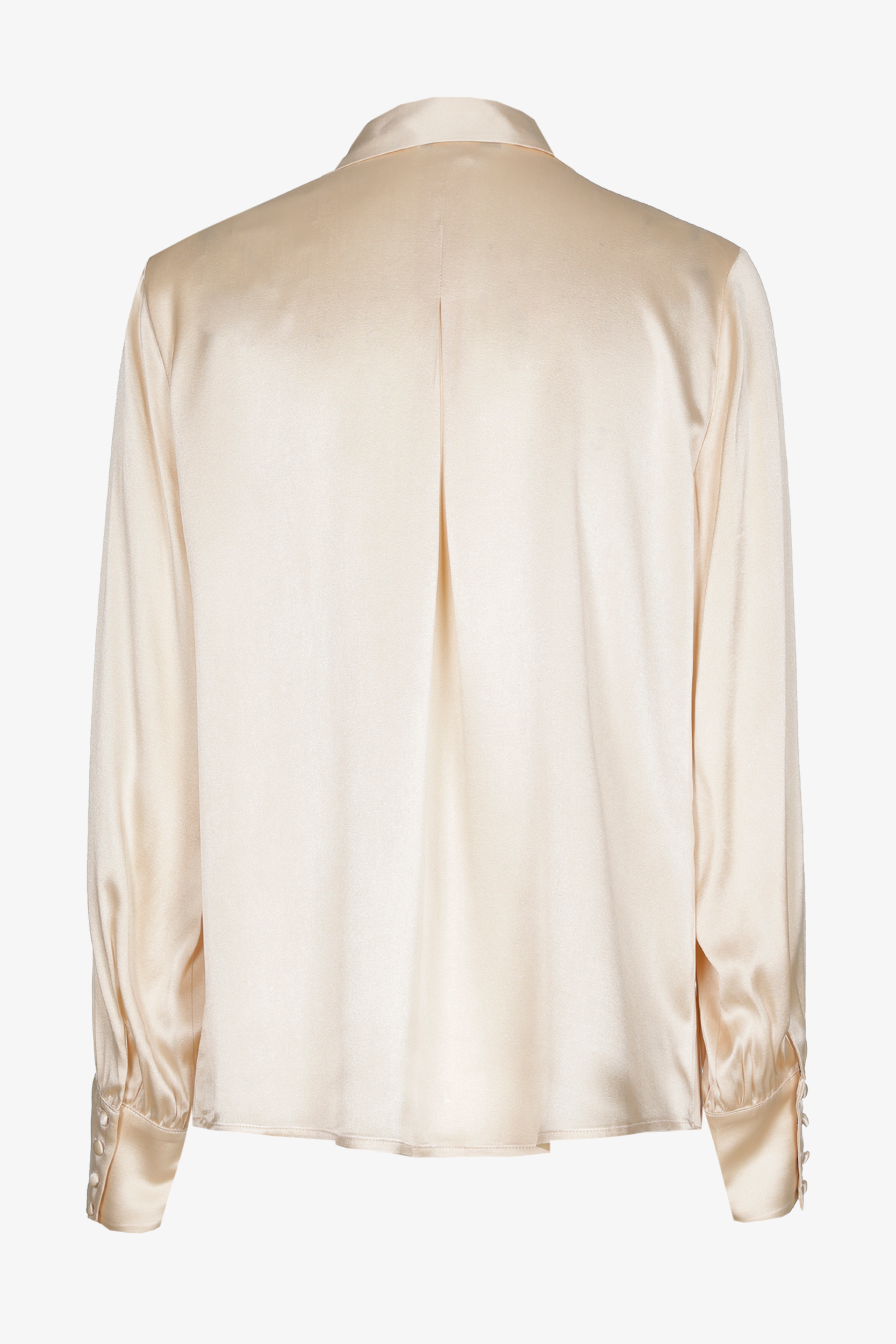 Klassieke hemdblouse in zijde