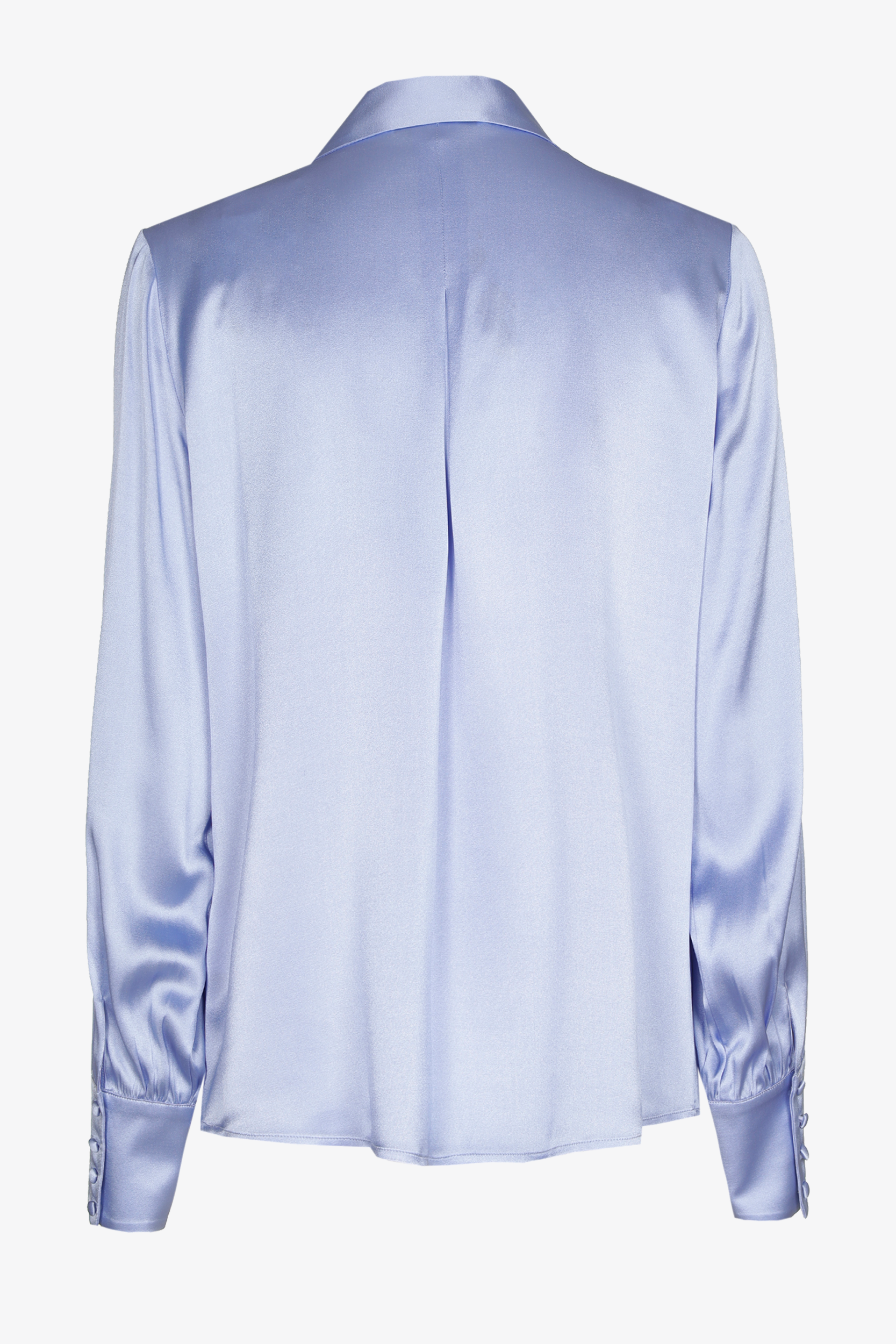 Klassieke hemdblouse in zijde