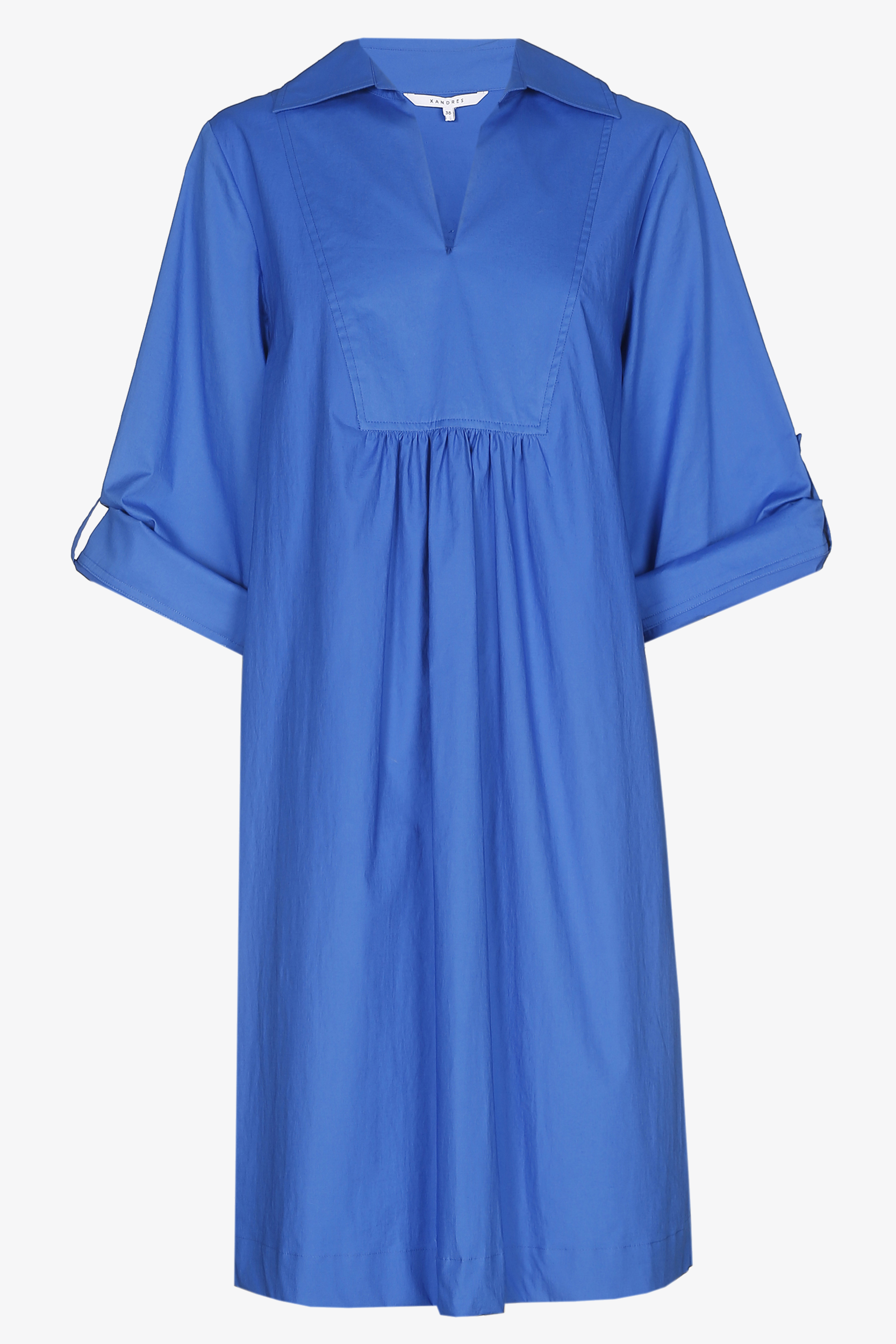 Shirt dress with wide cuff