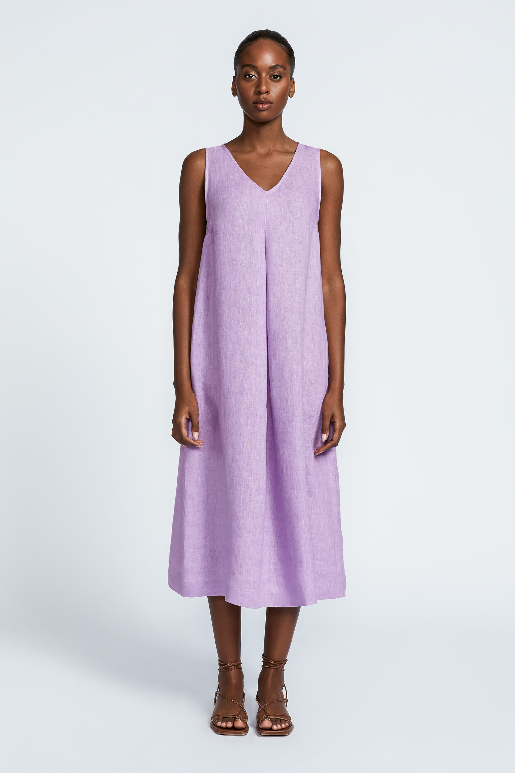 Maxi dress in linen