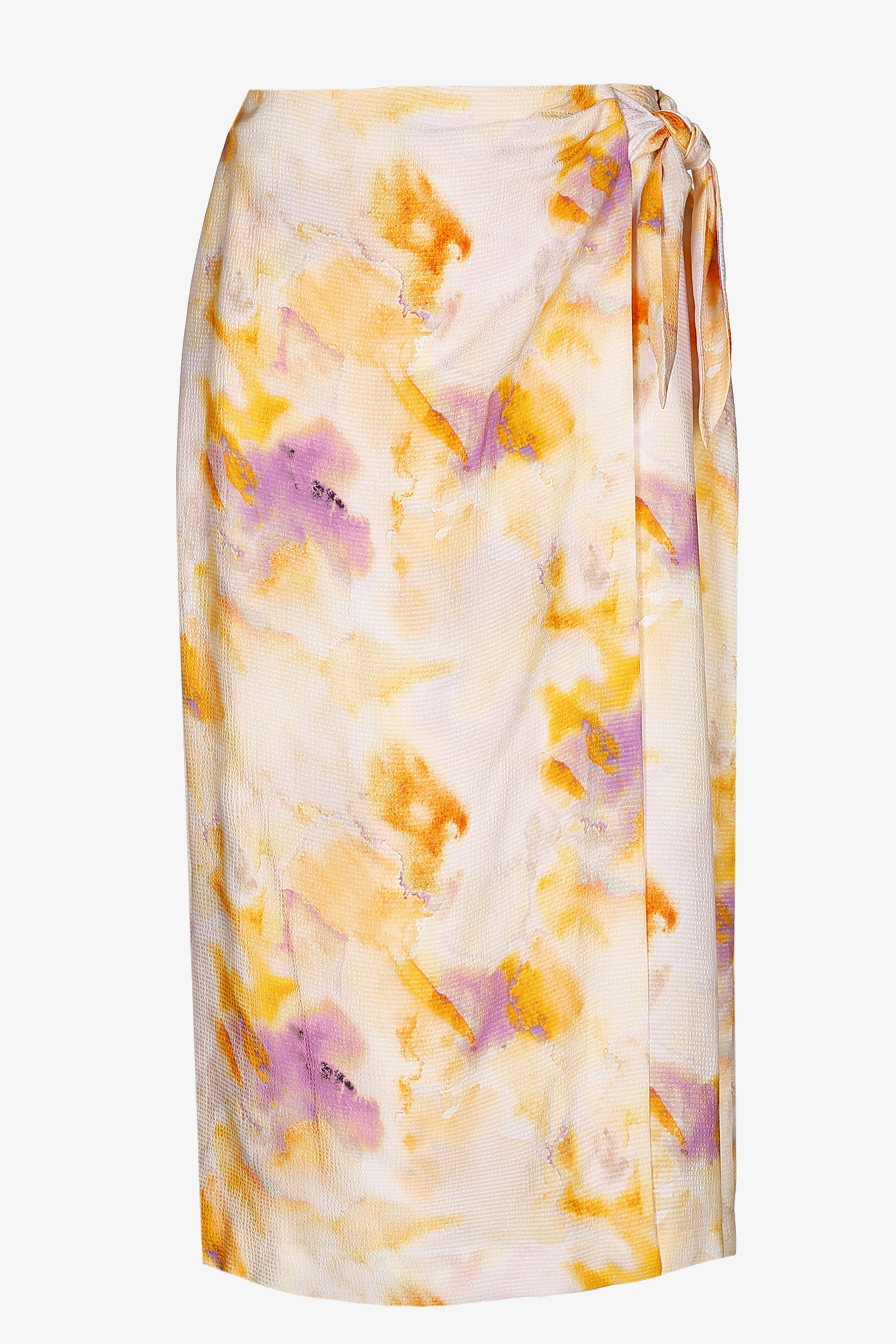 Skirt with tie dye print