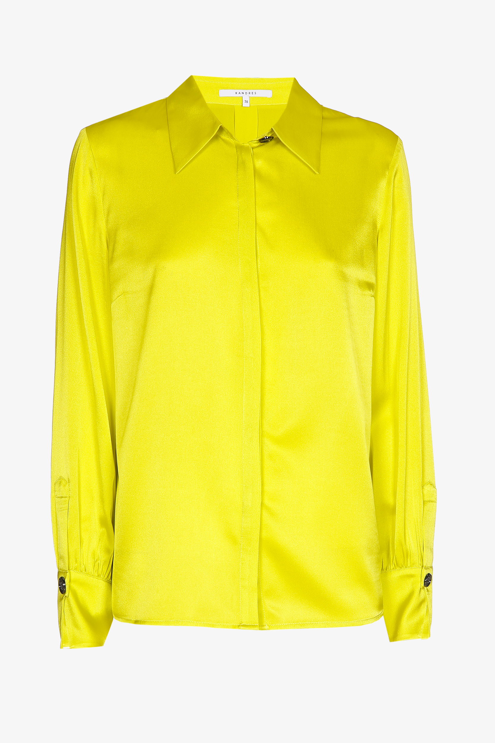 Blouse en soie avec col de chemise