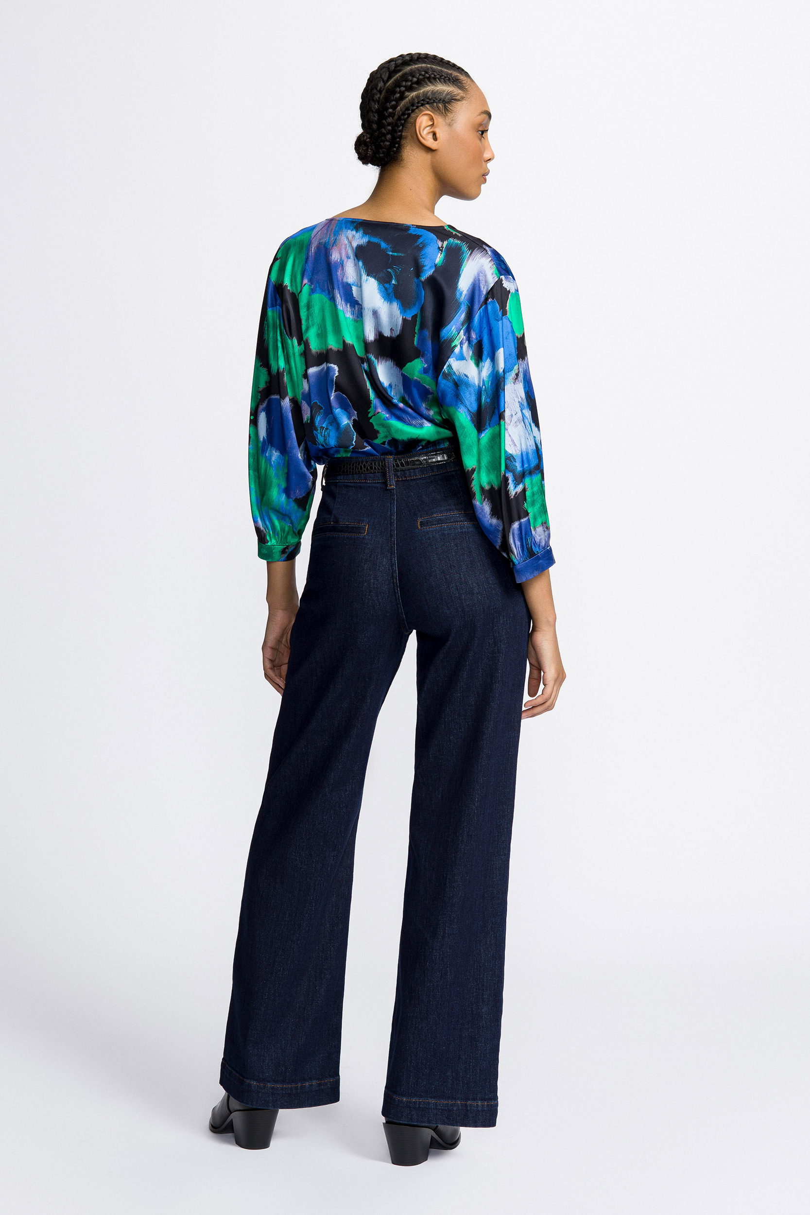 Jeans mit weitem Bein