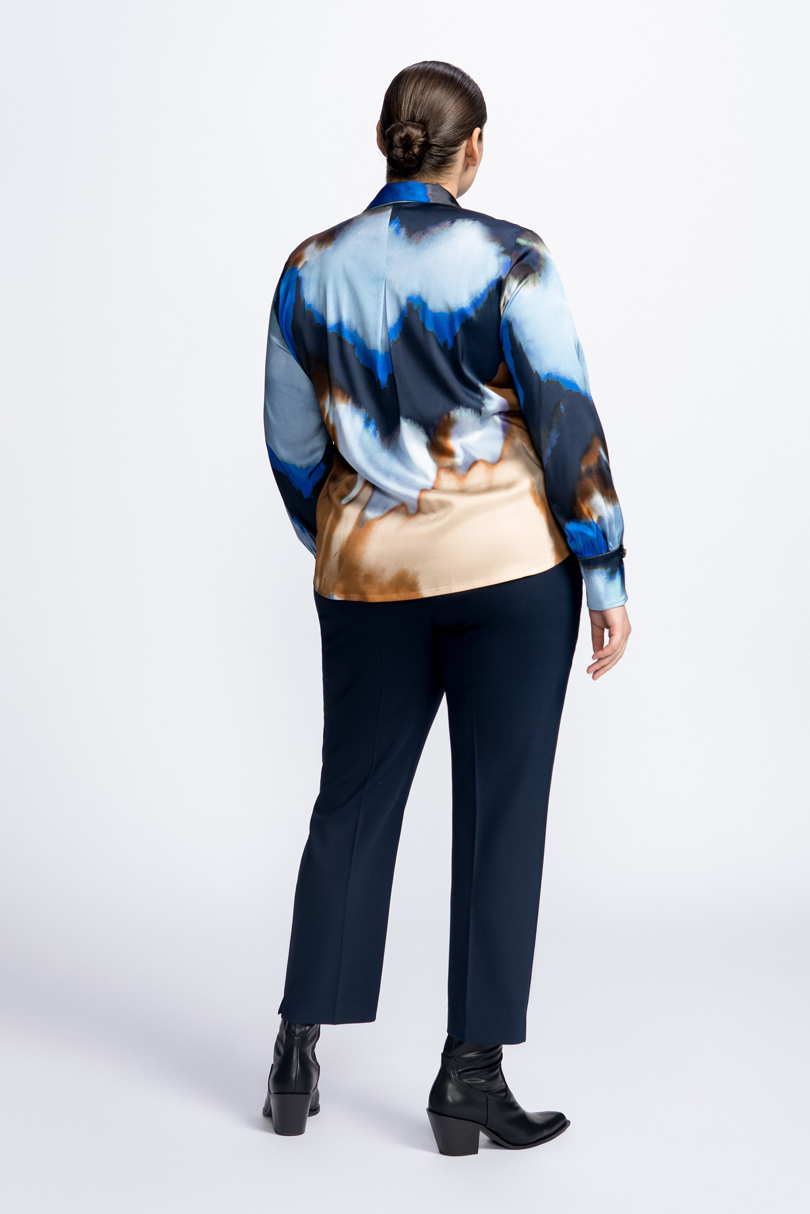 Blouse à motif microscopique