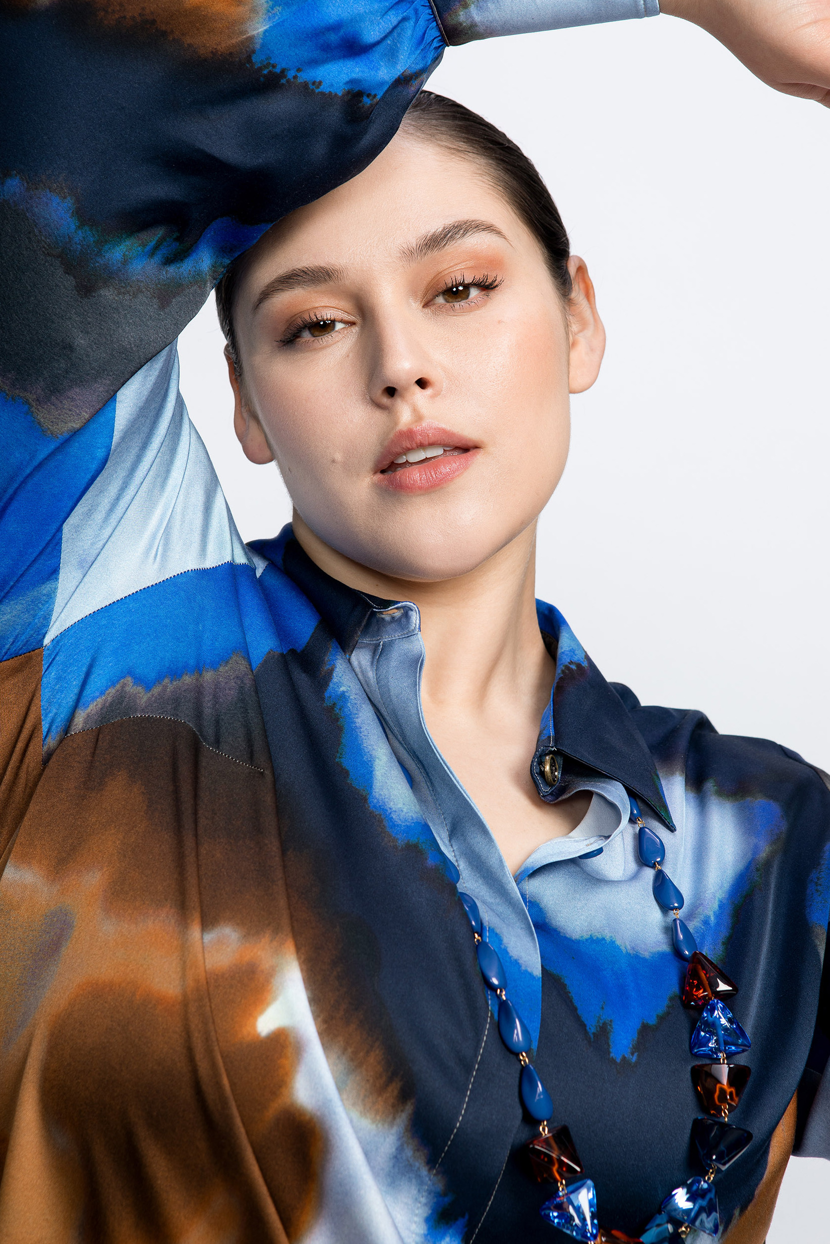 Blouse à motif microscopique