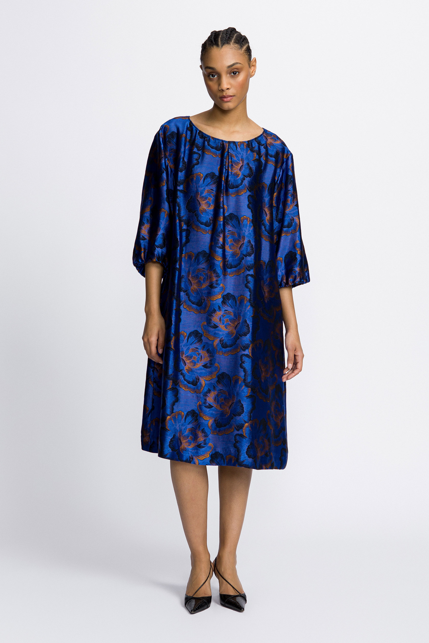 Dress in jacquard