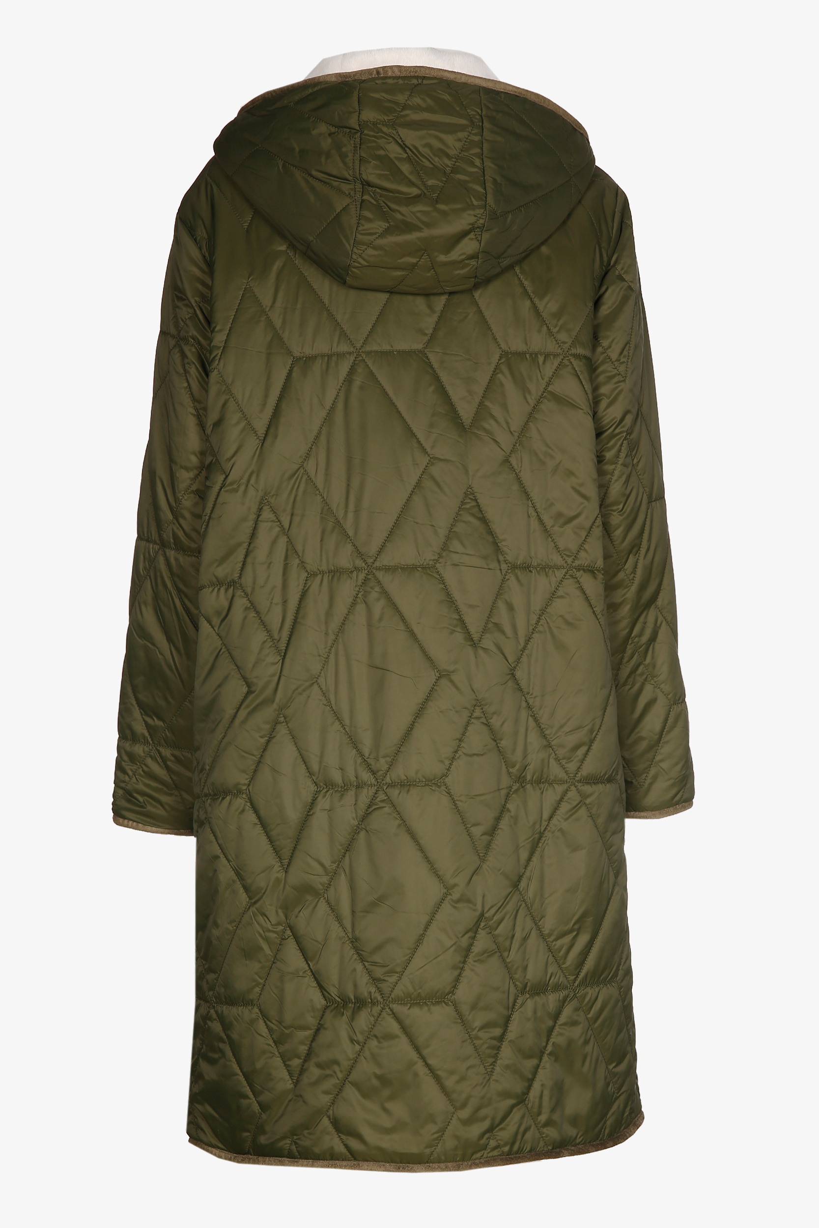 Veste réversible contenant de la fausse fourrure
