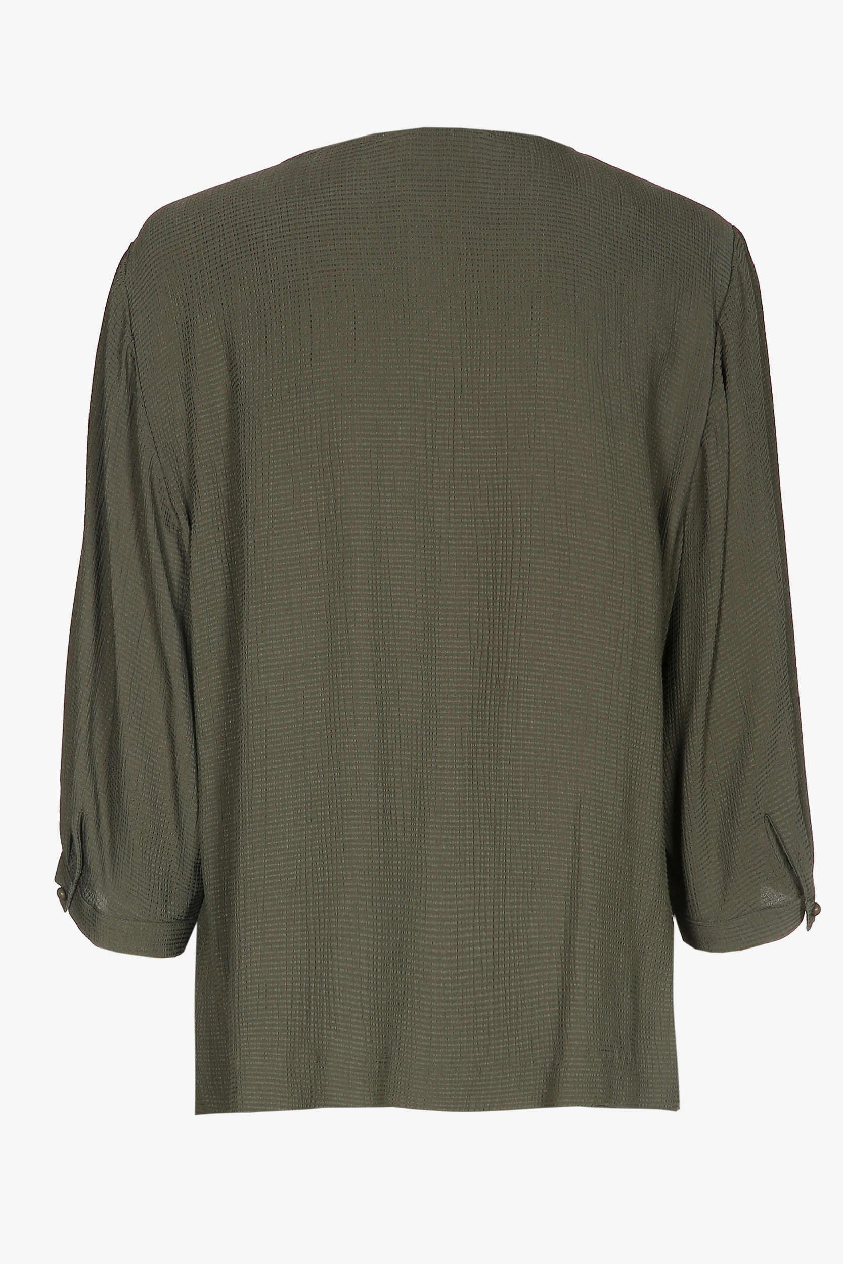 Locker fallende Bluse mit Puffärmeln