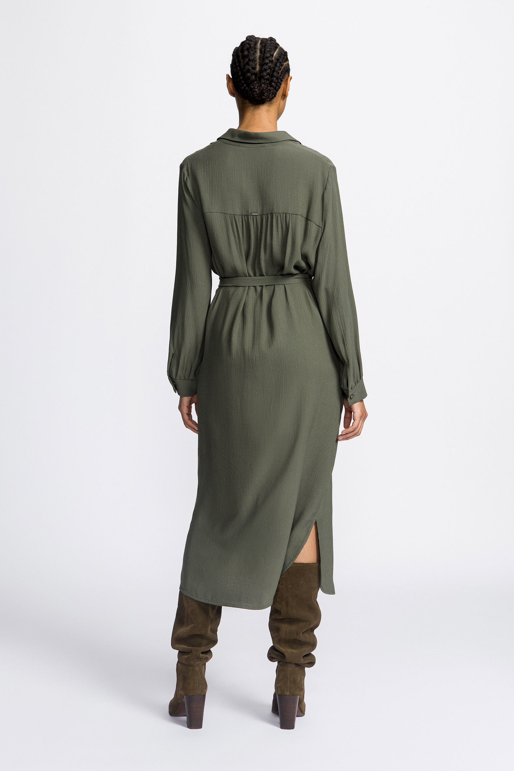 Robe-chemise longue