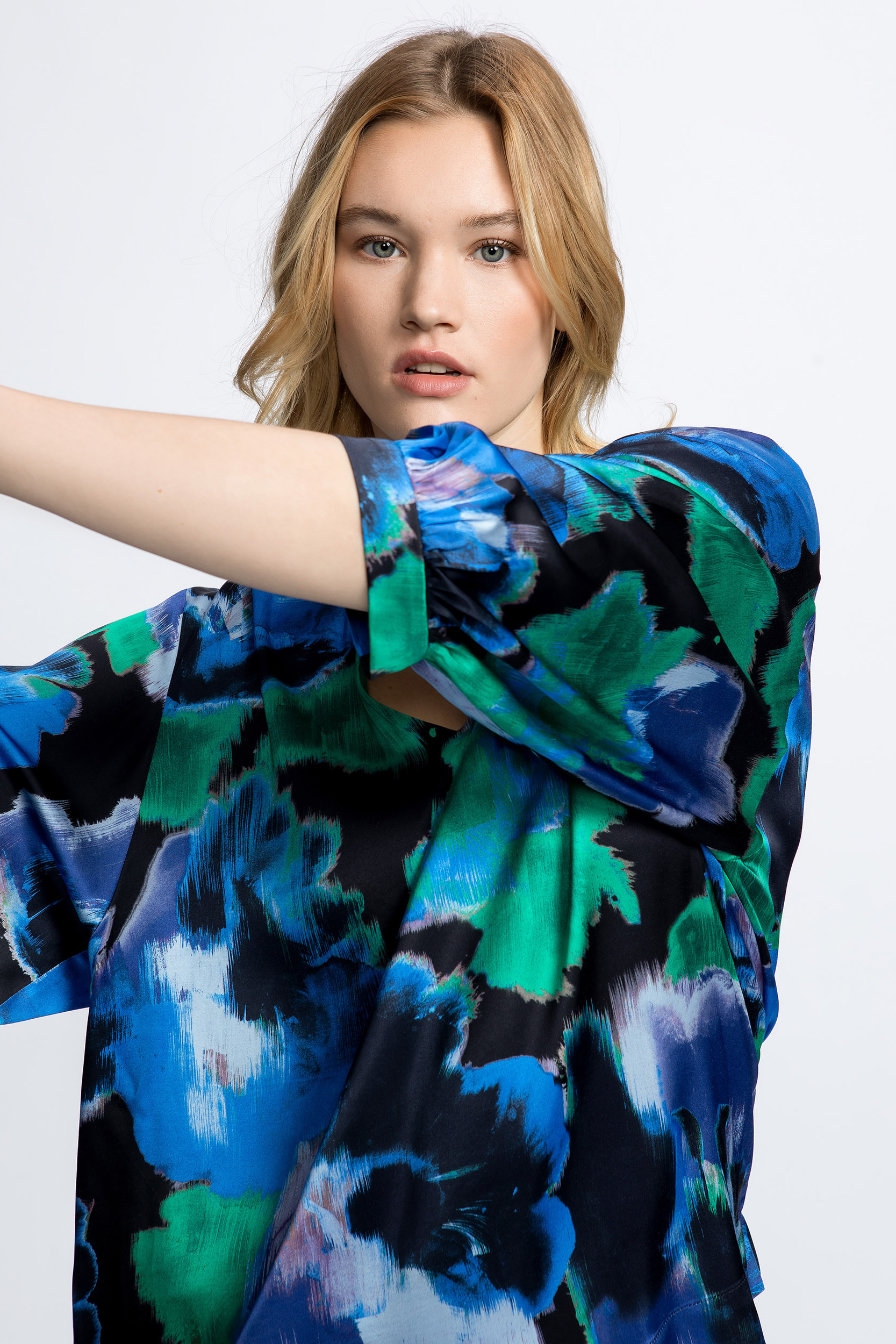 Blouse à motif floral