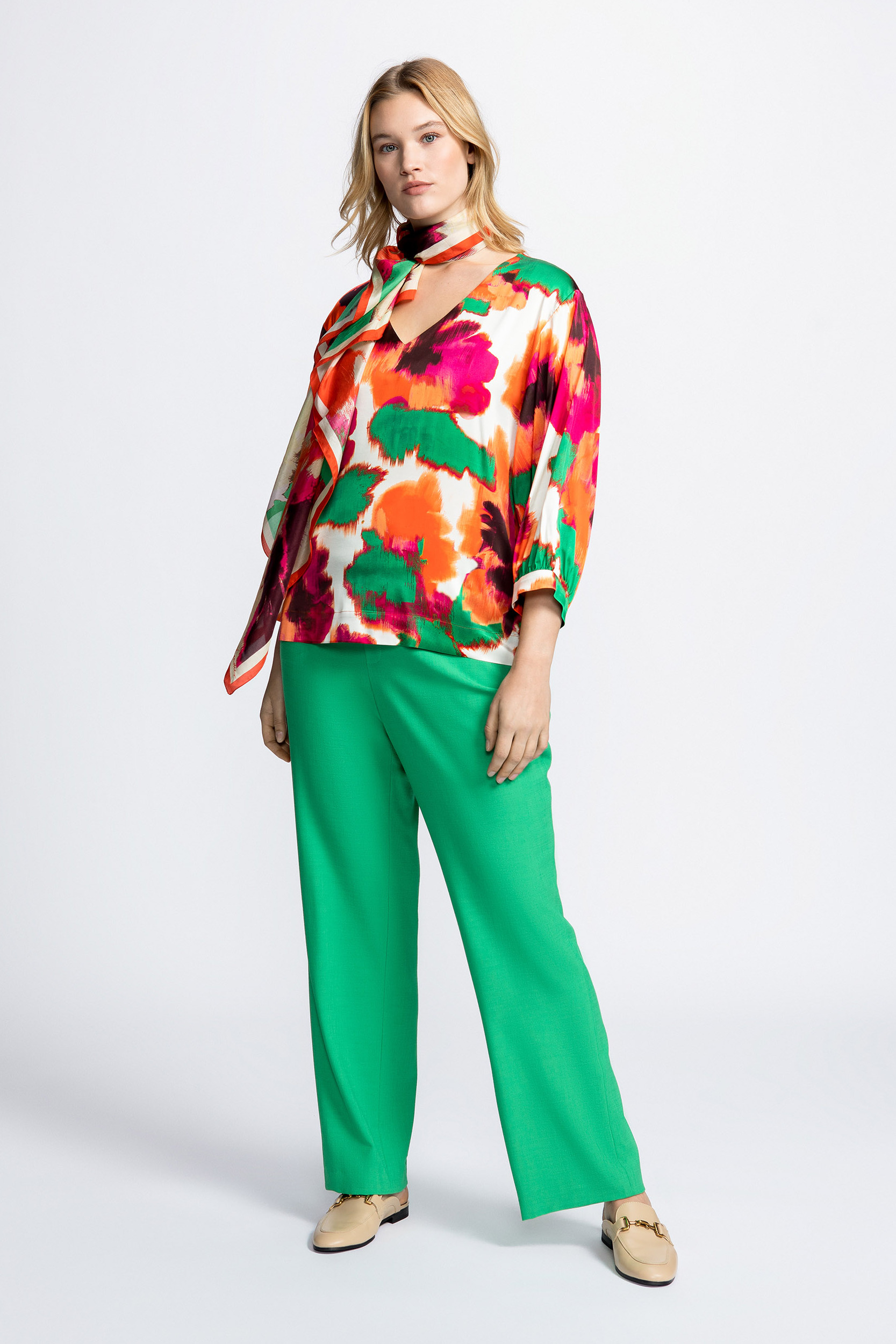 Blouse à motif floral