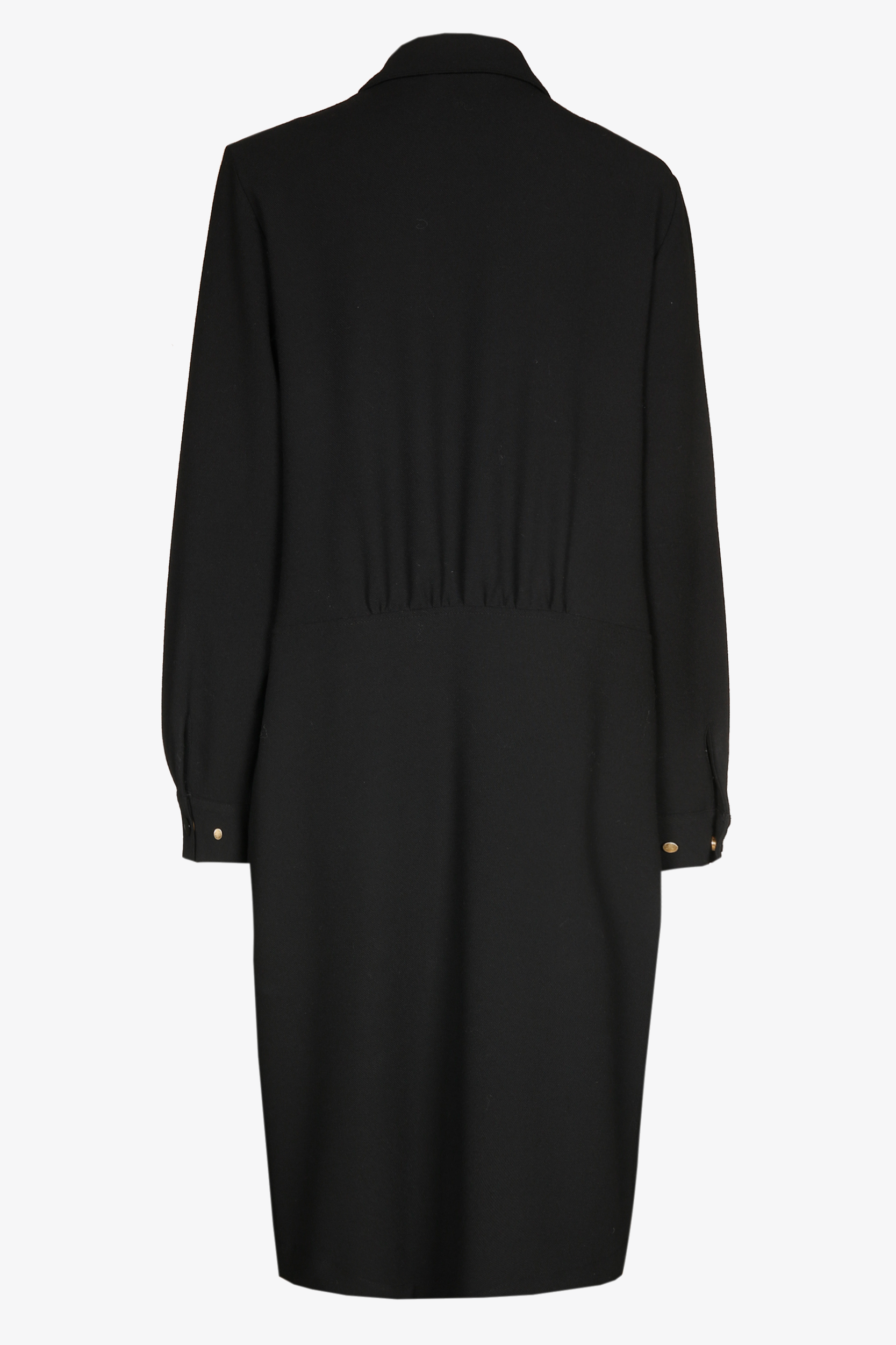 Sporty shirt dress with press studs
