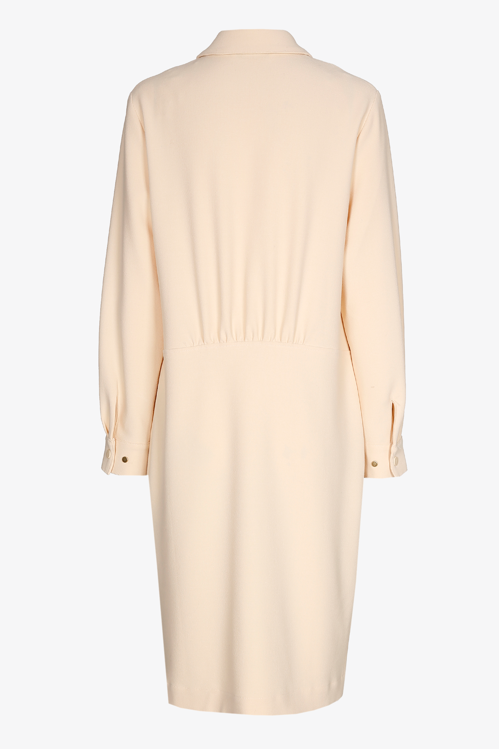 Sporty shirt dress with press studs