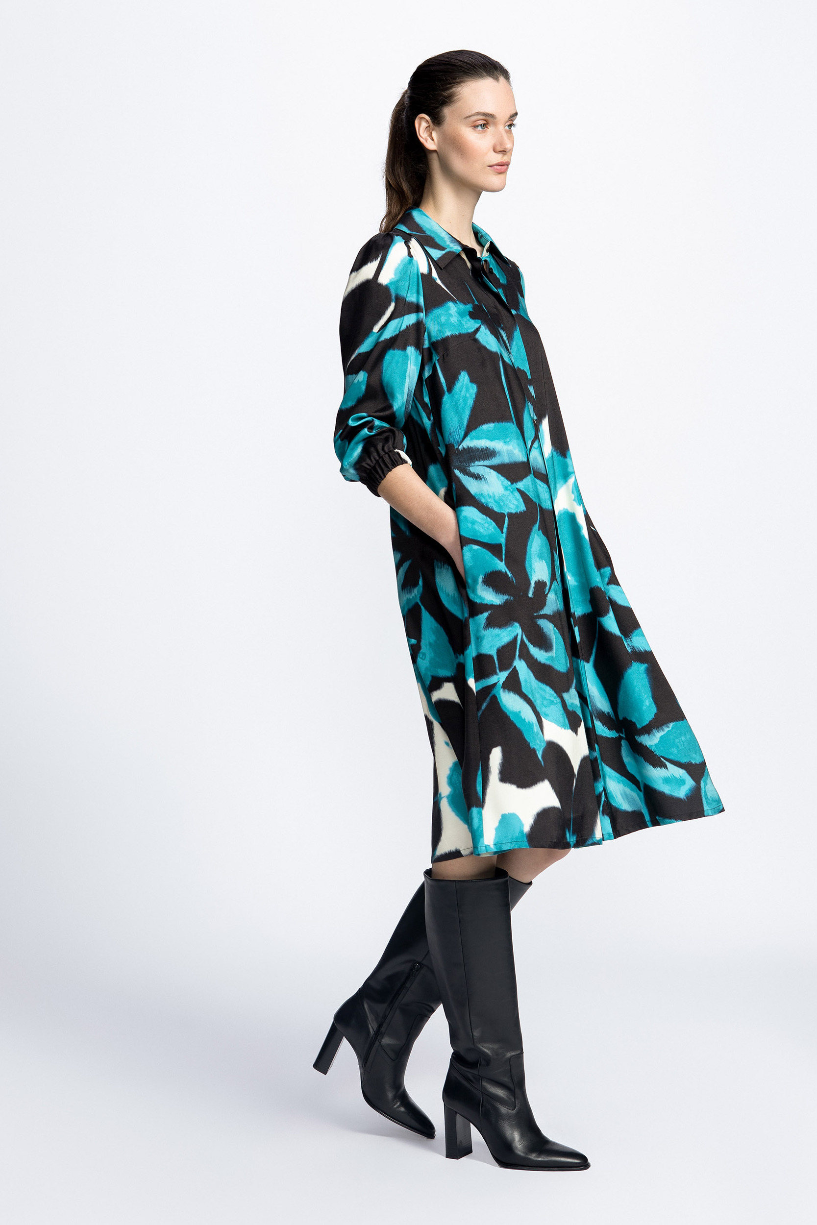 Jurk met best sale bloemenprint