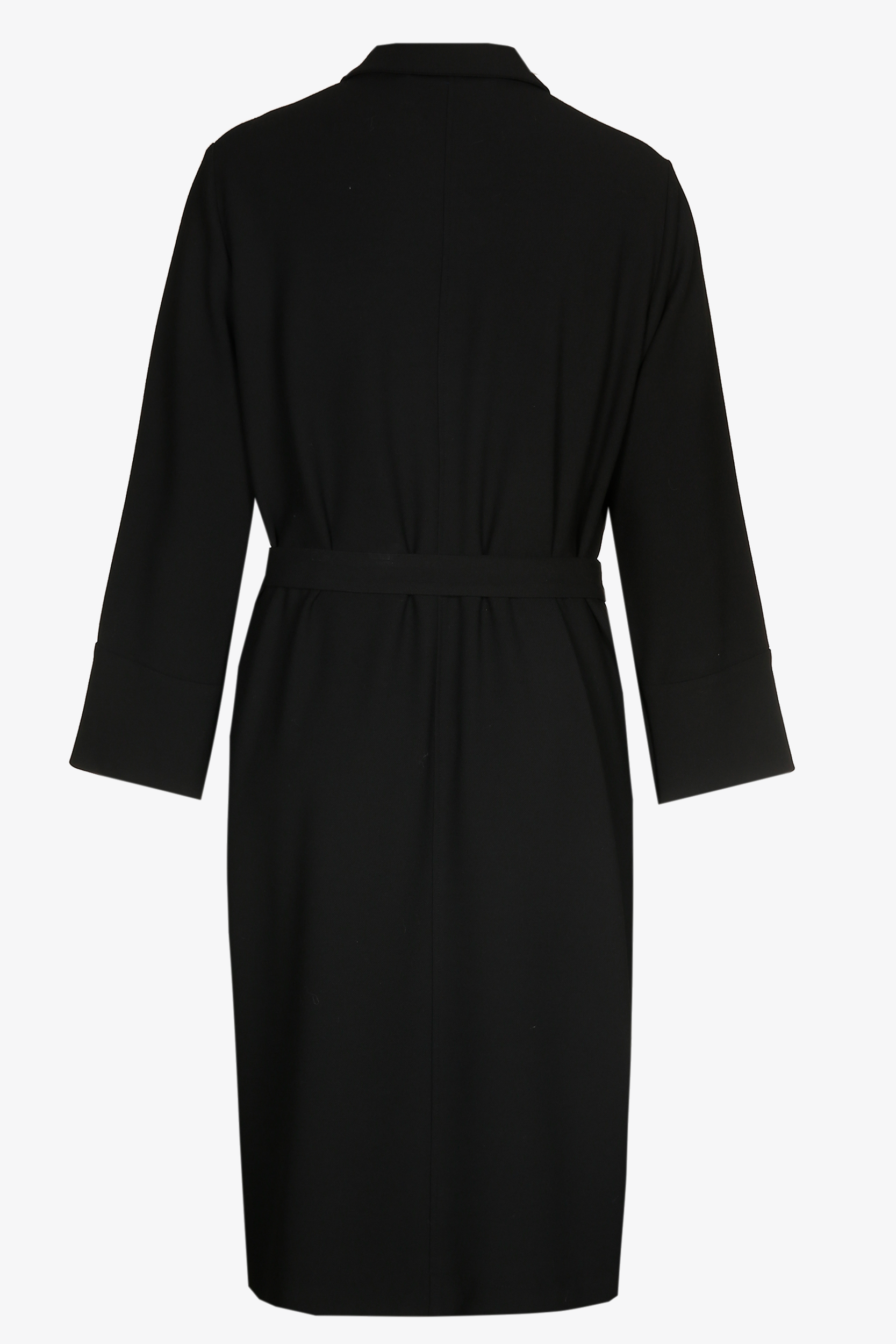 Shirt dress with press studs