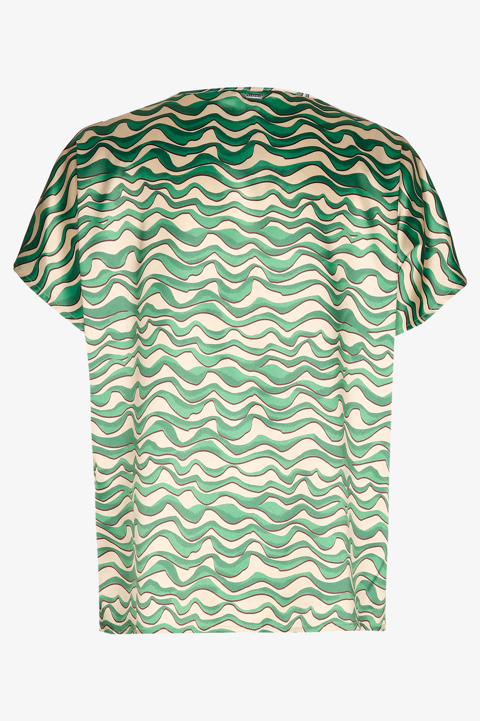 Blouse à motif ondulé
