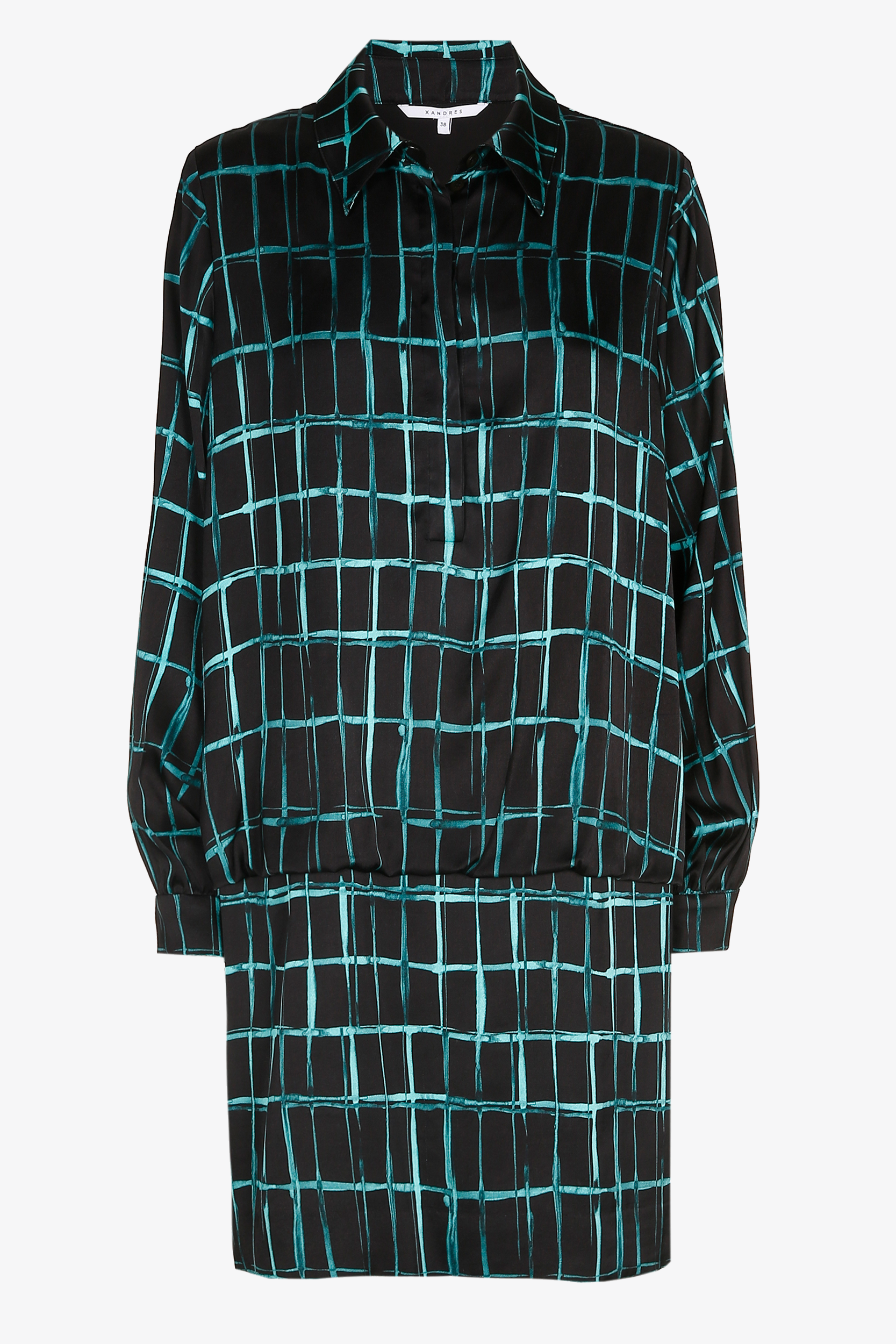 Gemustertes Midikleid