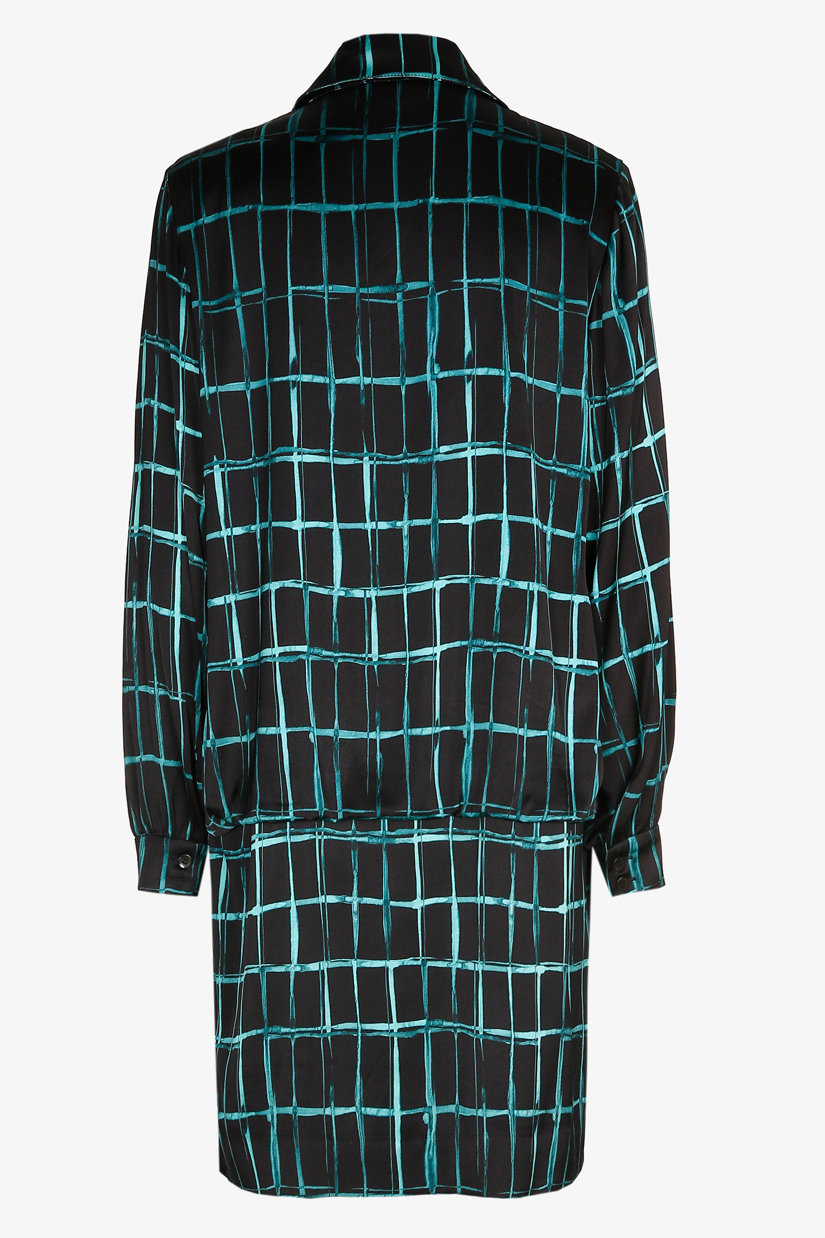 Gemustertes Midikleid