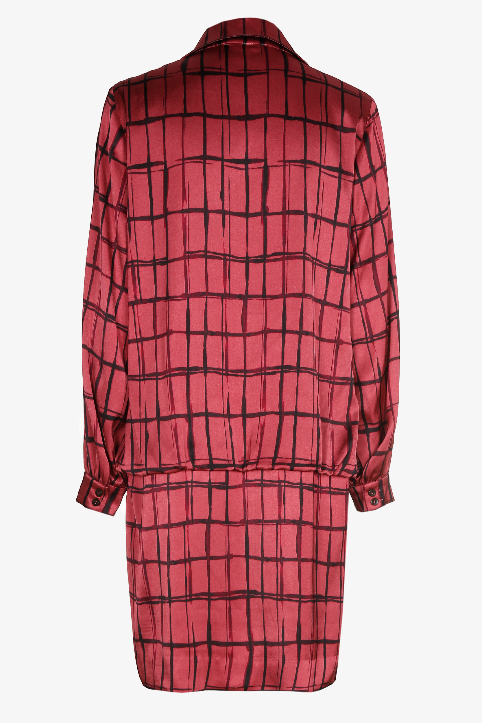 Gemustertes Midikleid