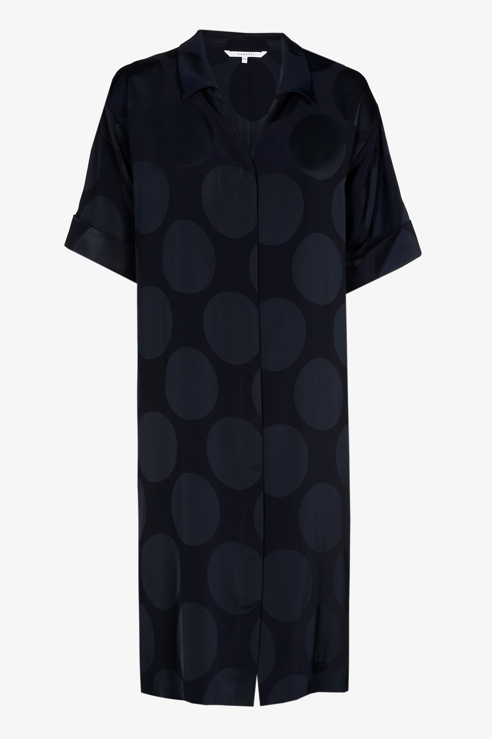 Robe matte avec motif brillant 