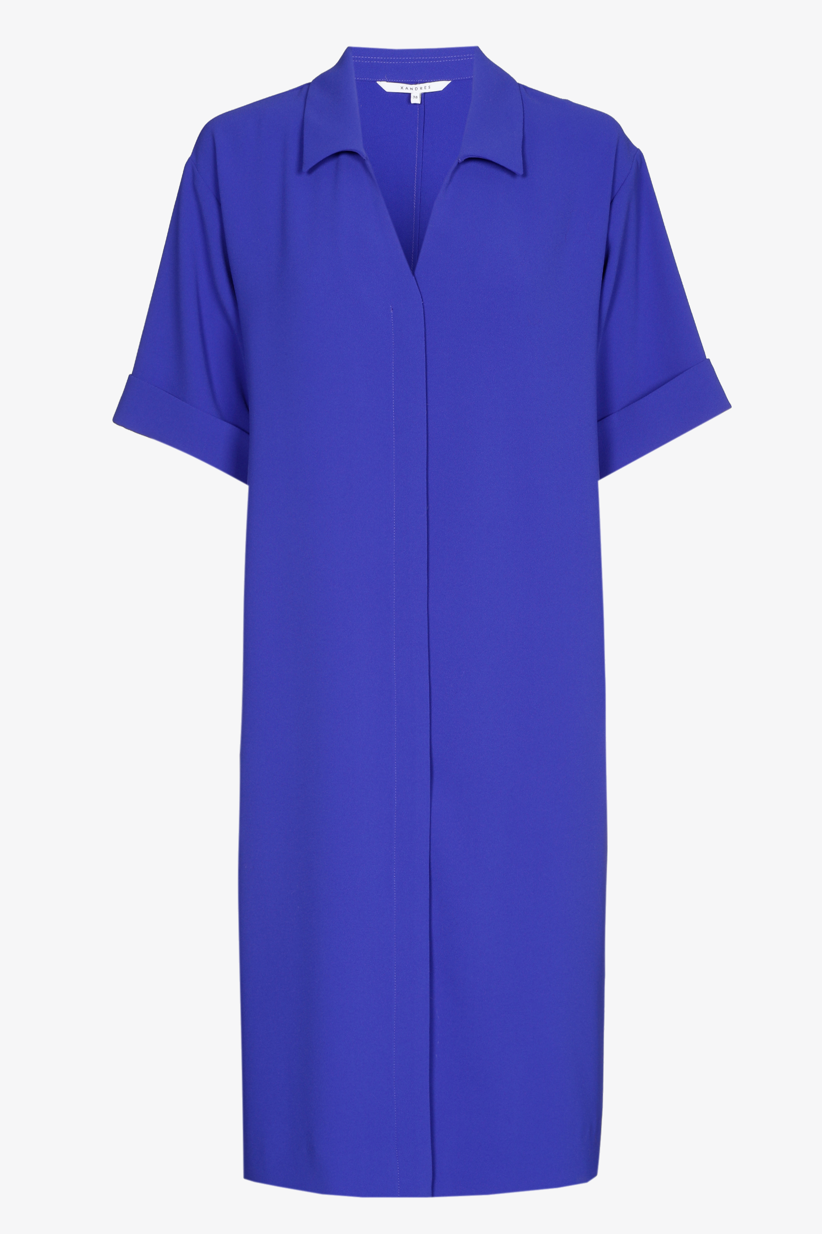 Robe matte en crêpe