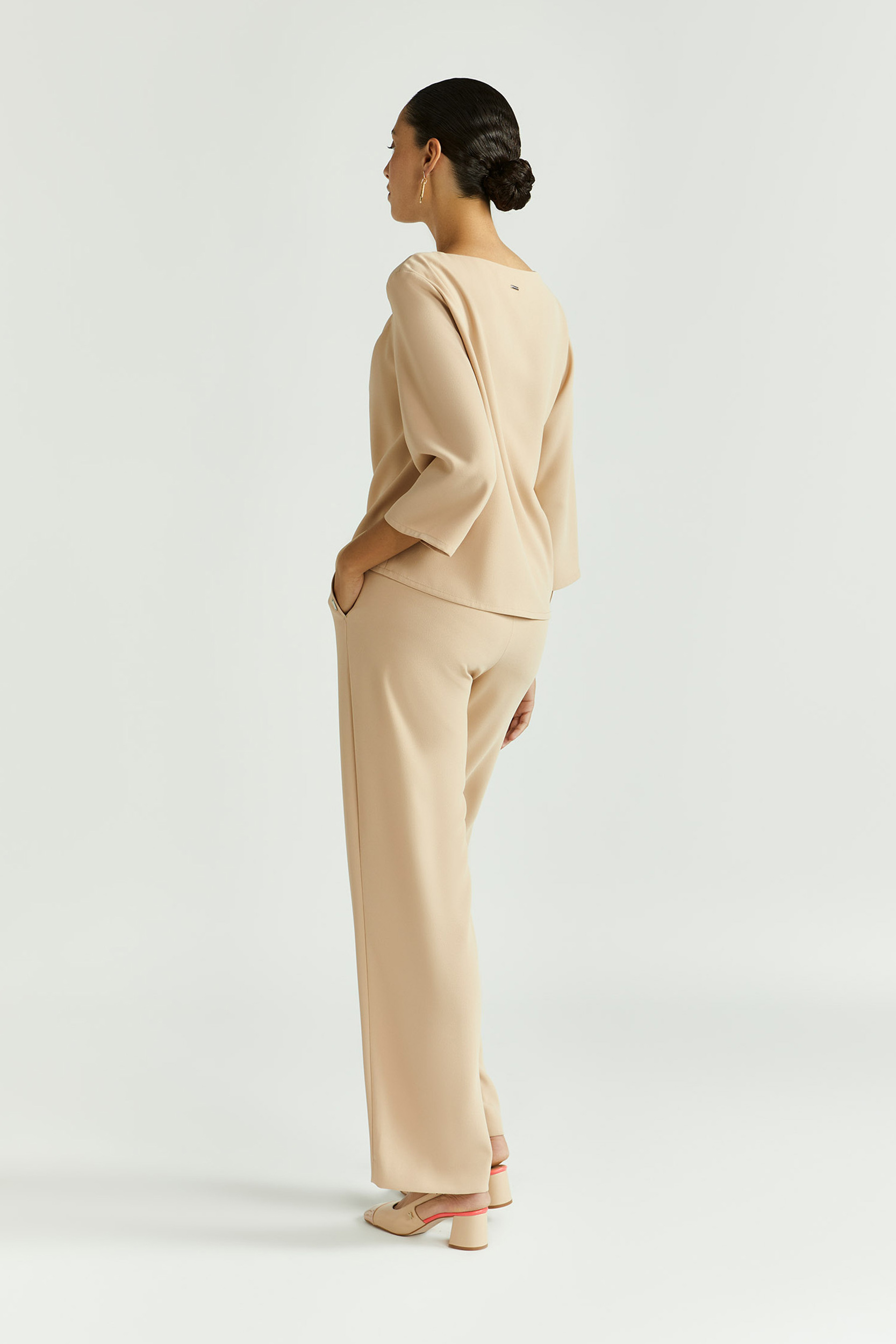 Pantalon en polyester recyclé