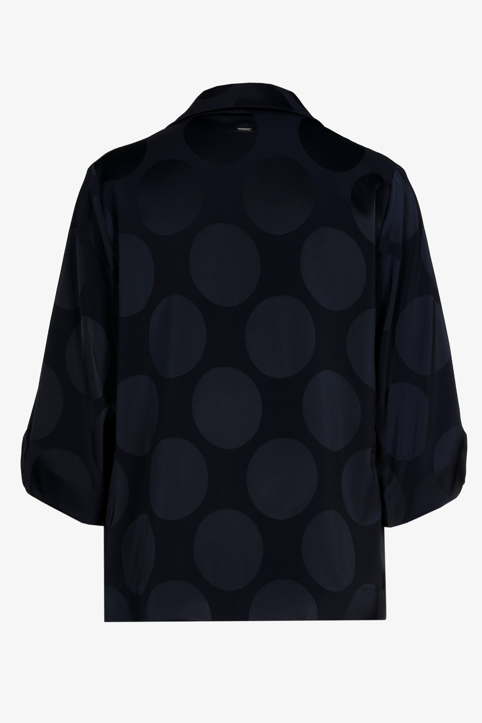 Matt blouse with shiny pattern