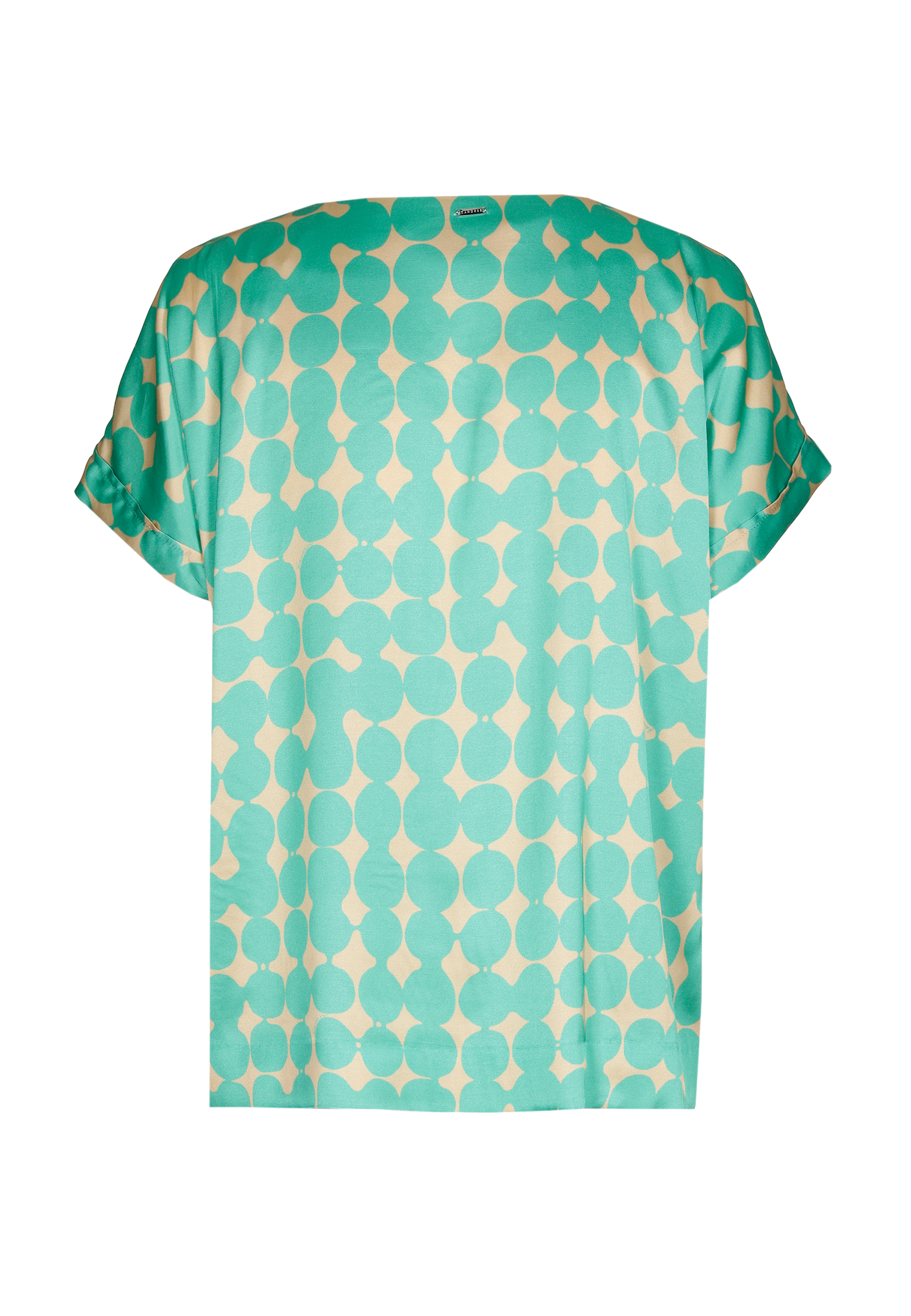 Blouse with in-house dot print